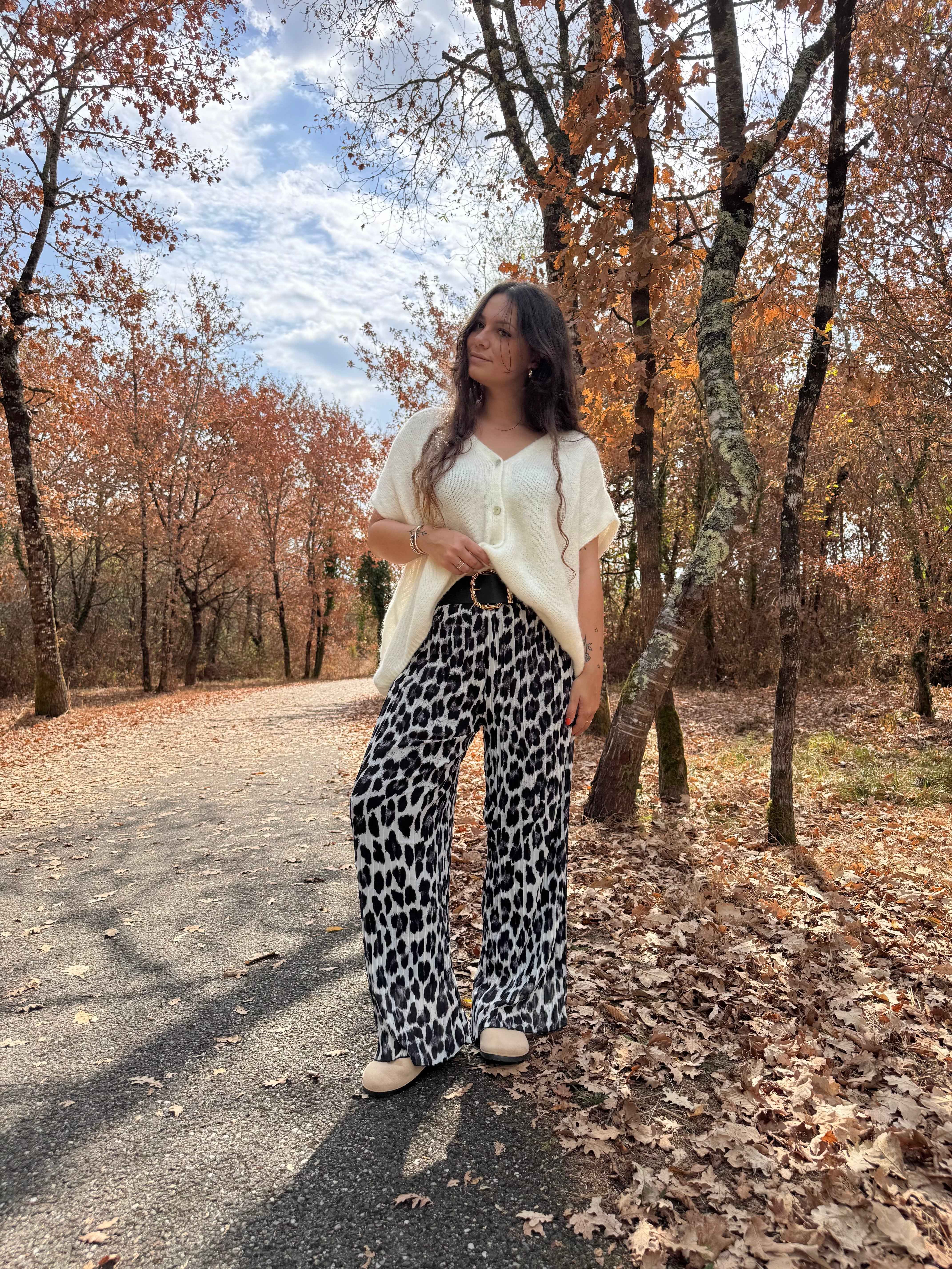 PANTALON LOLA LÉOPARD