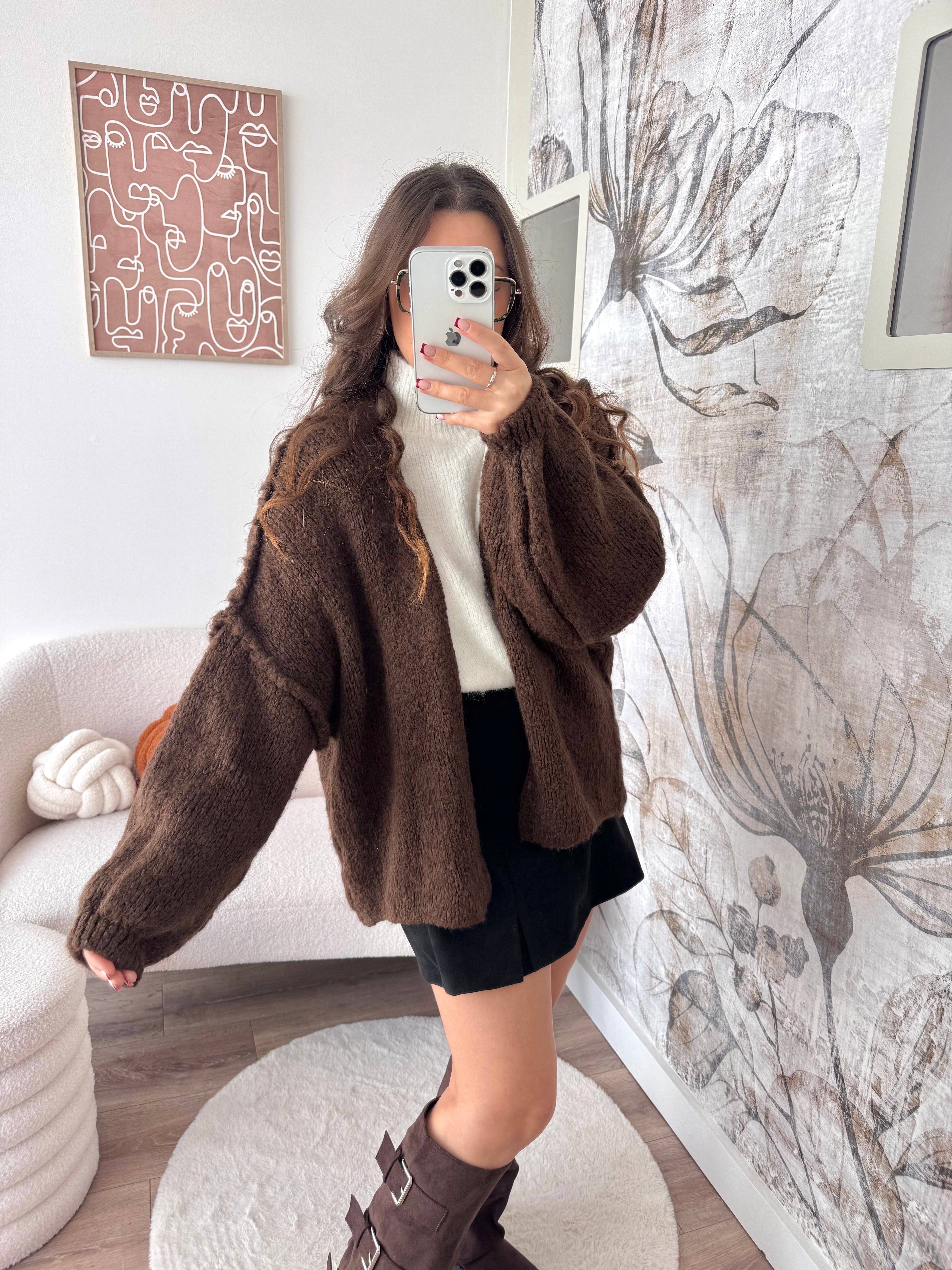 VESTE LÉA CHOCOLAT