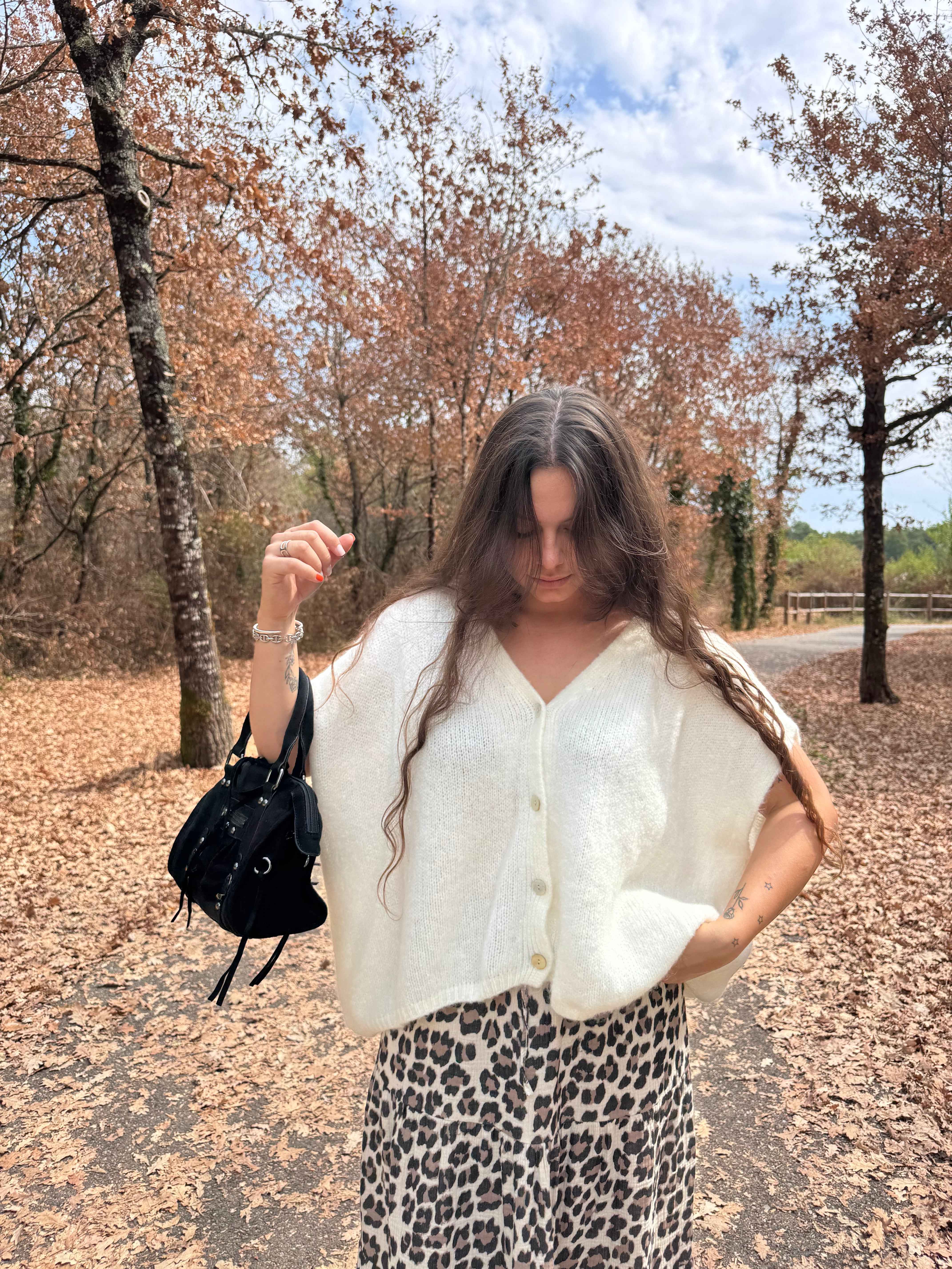 GILET SANS MANCHE BEIGE