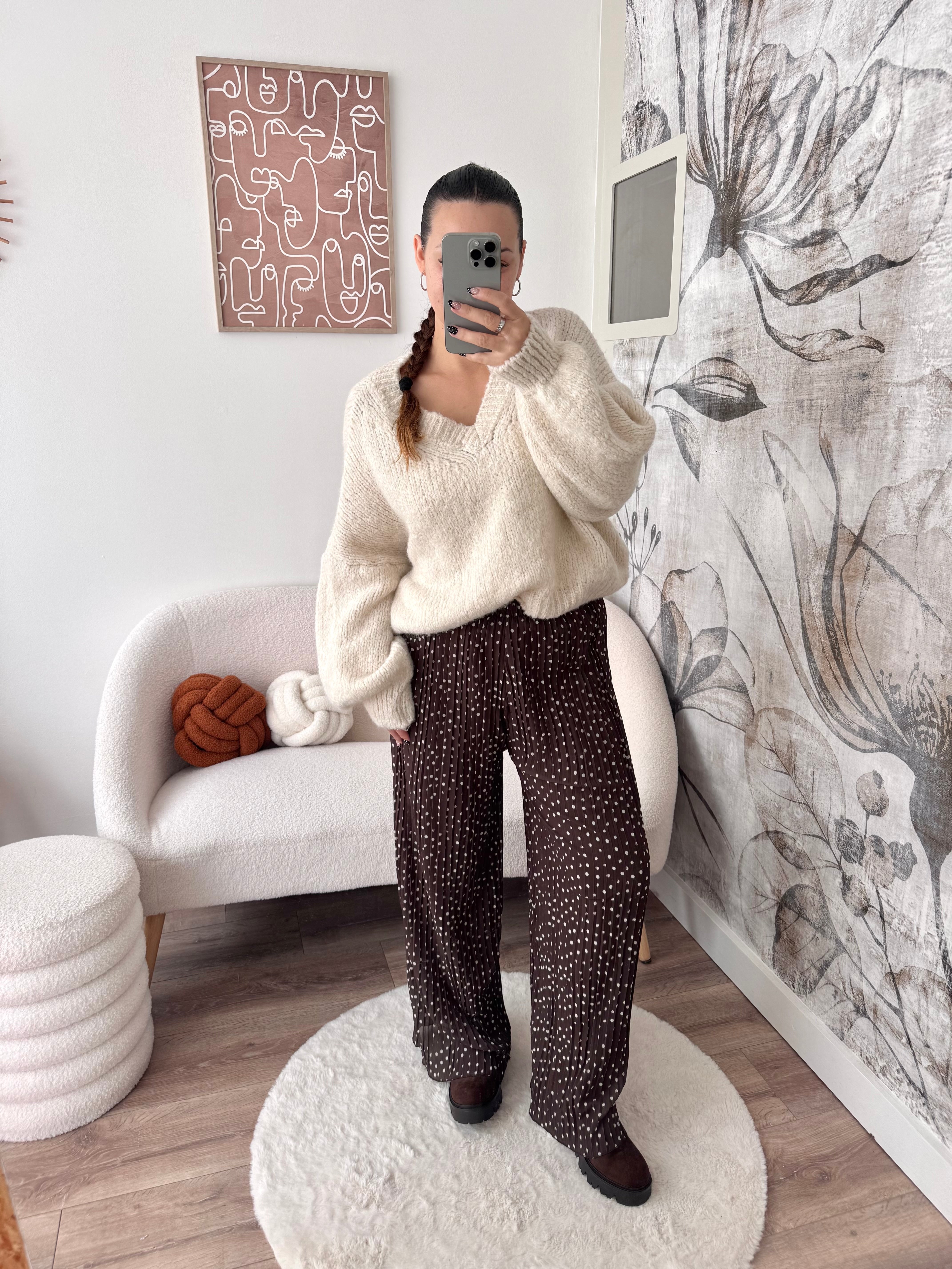 PANTALON LOLA À POIS