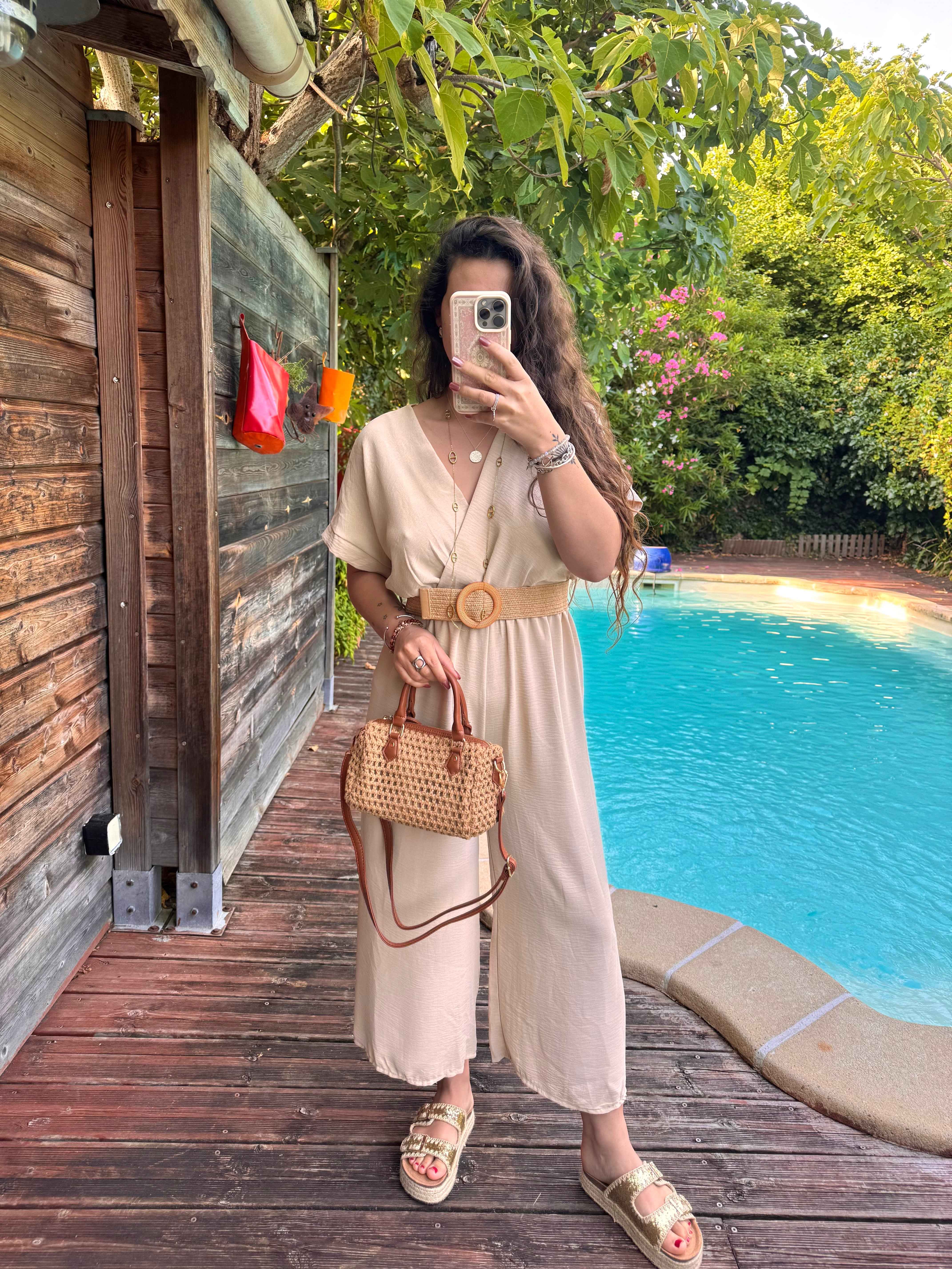 COMBINAISON TEAM PETITE BEIGE