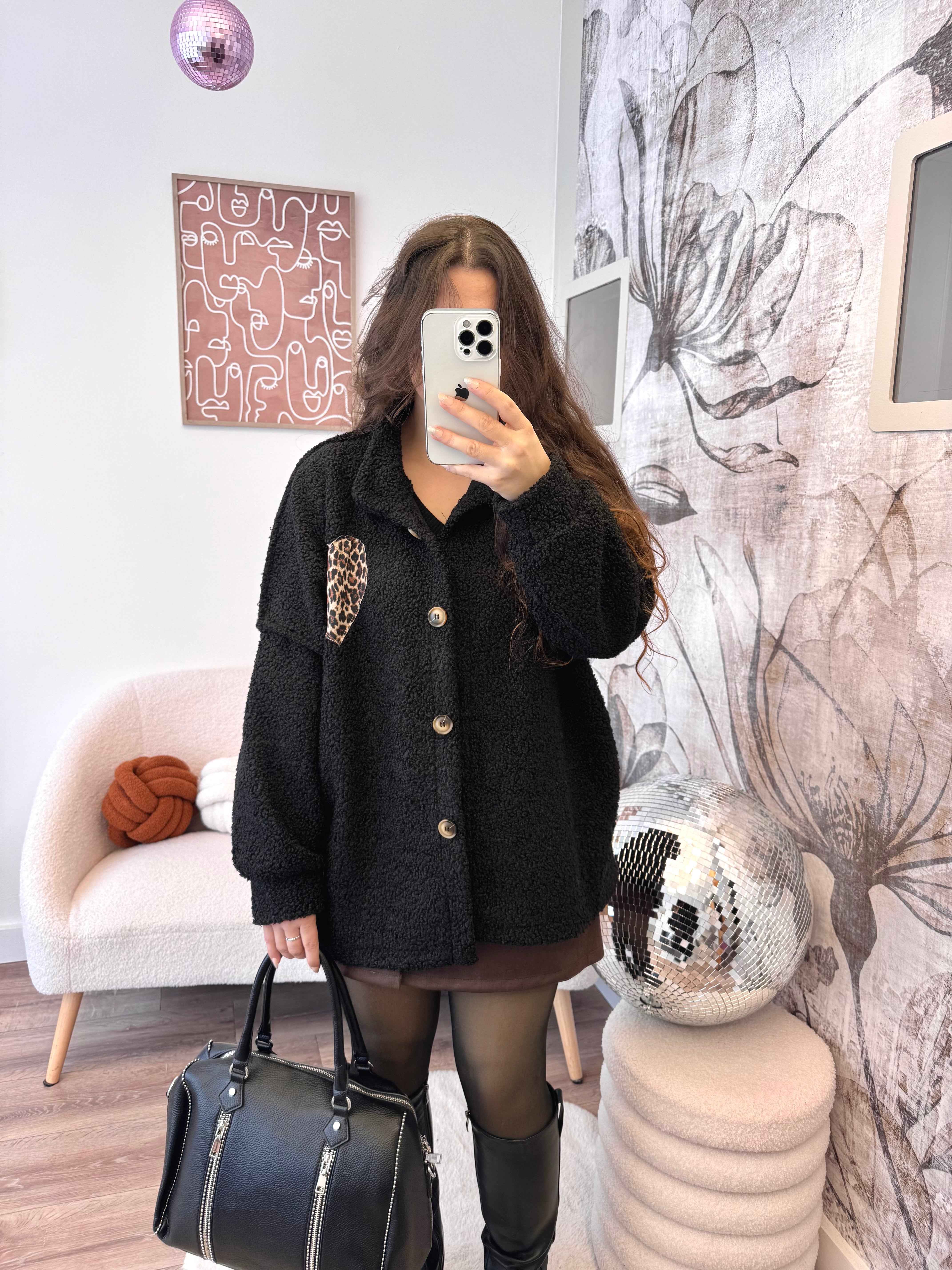 VESTE MOUMOUTE NOIRE