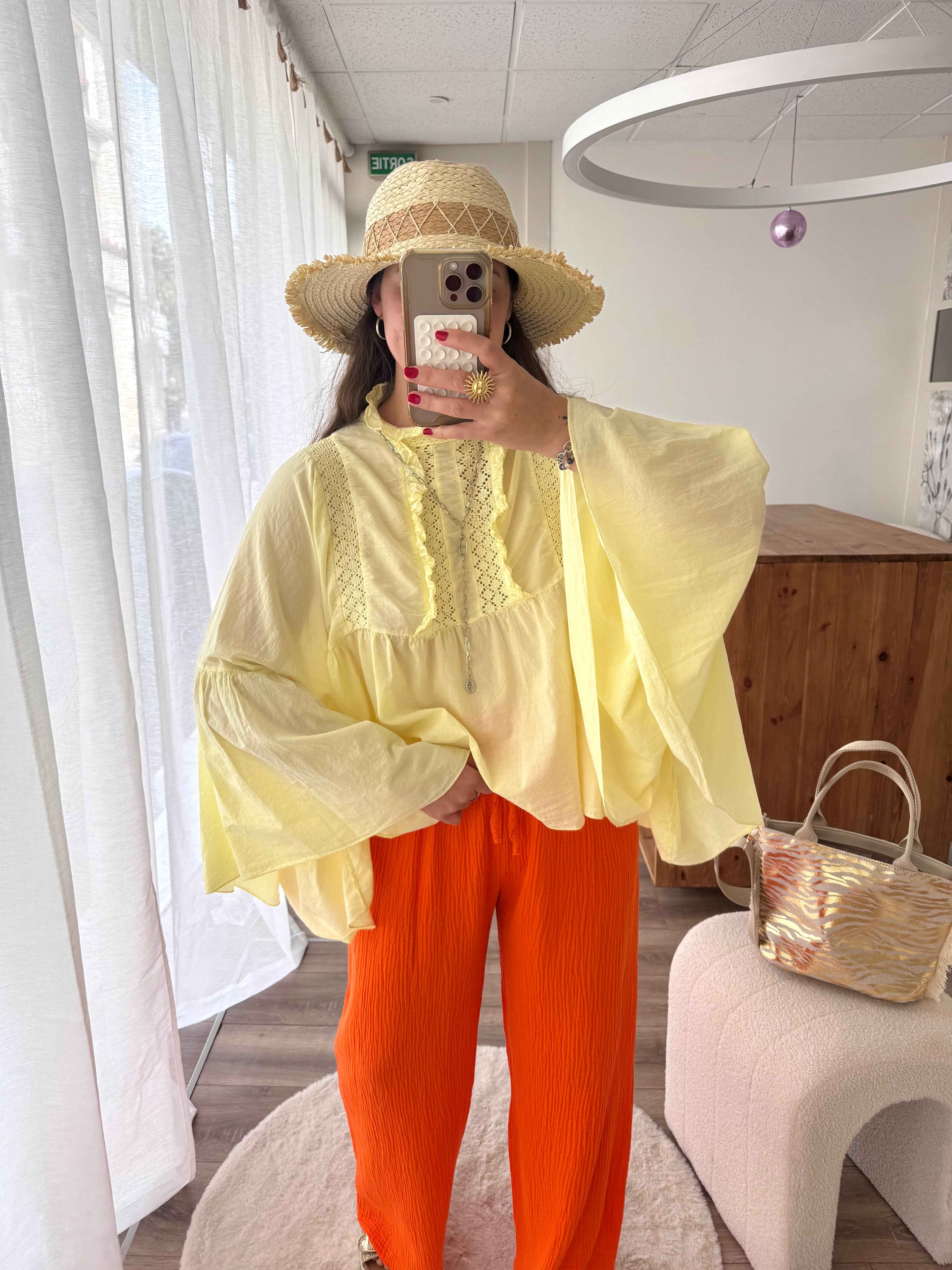 BLOUSE JAUNE