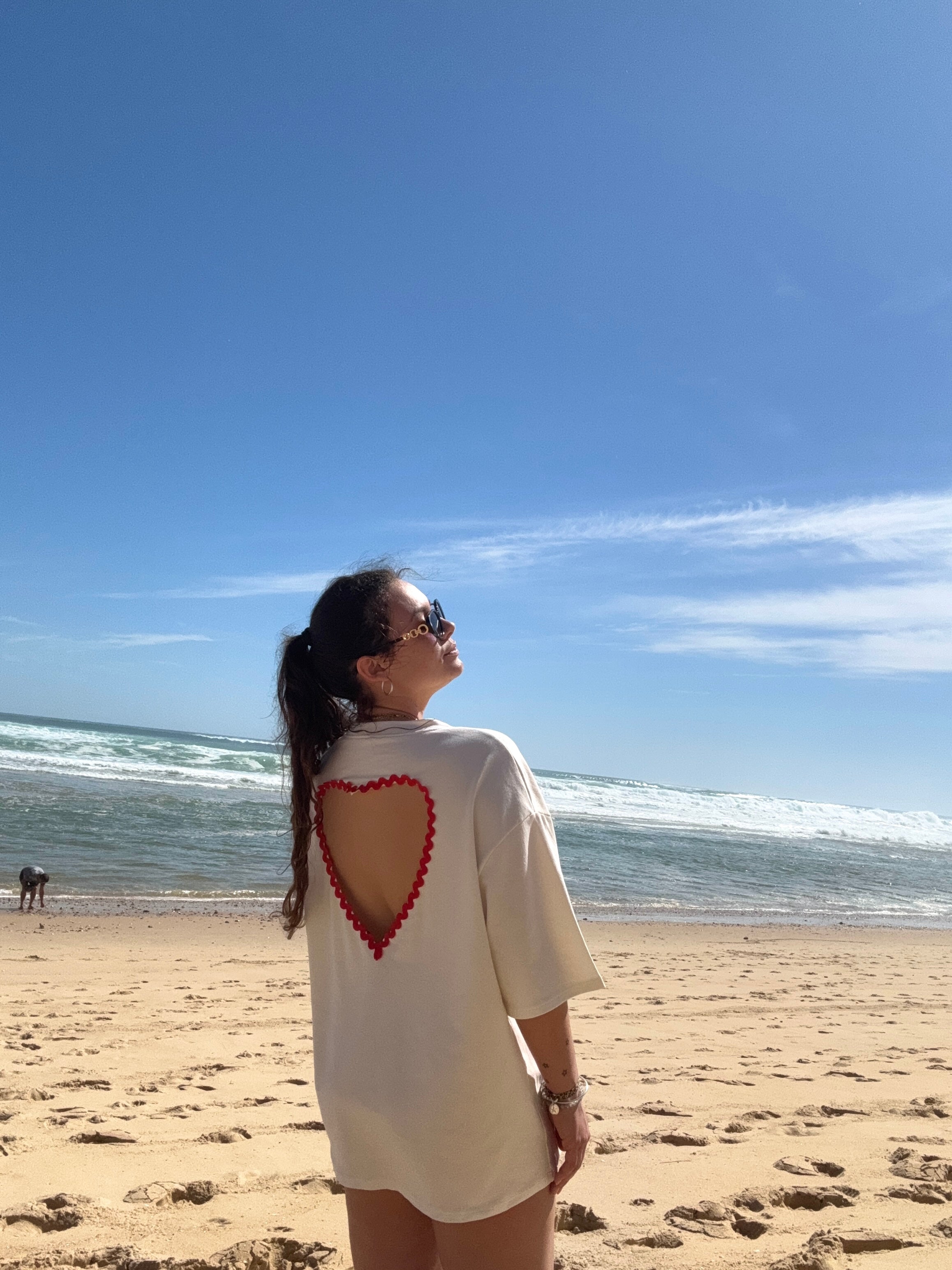 T-SHIRT COUP DE COEUR BLANC