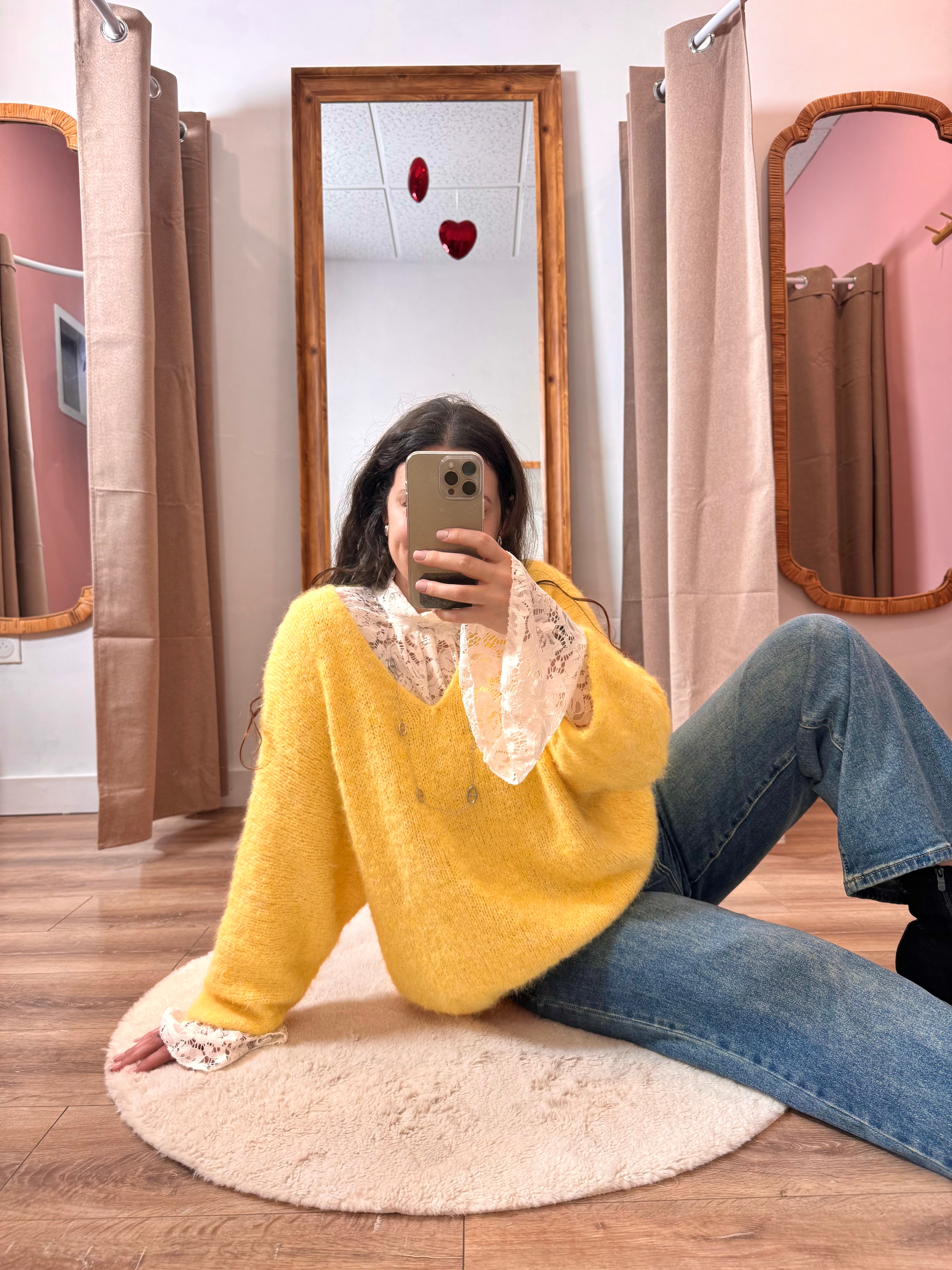 PULL ARIA JAUNE
