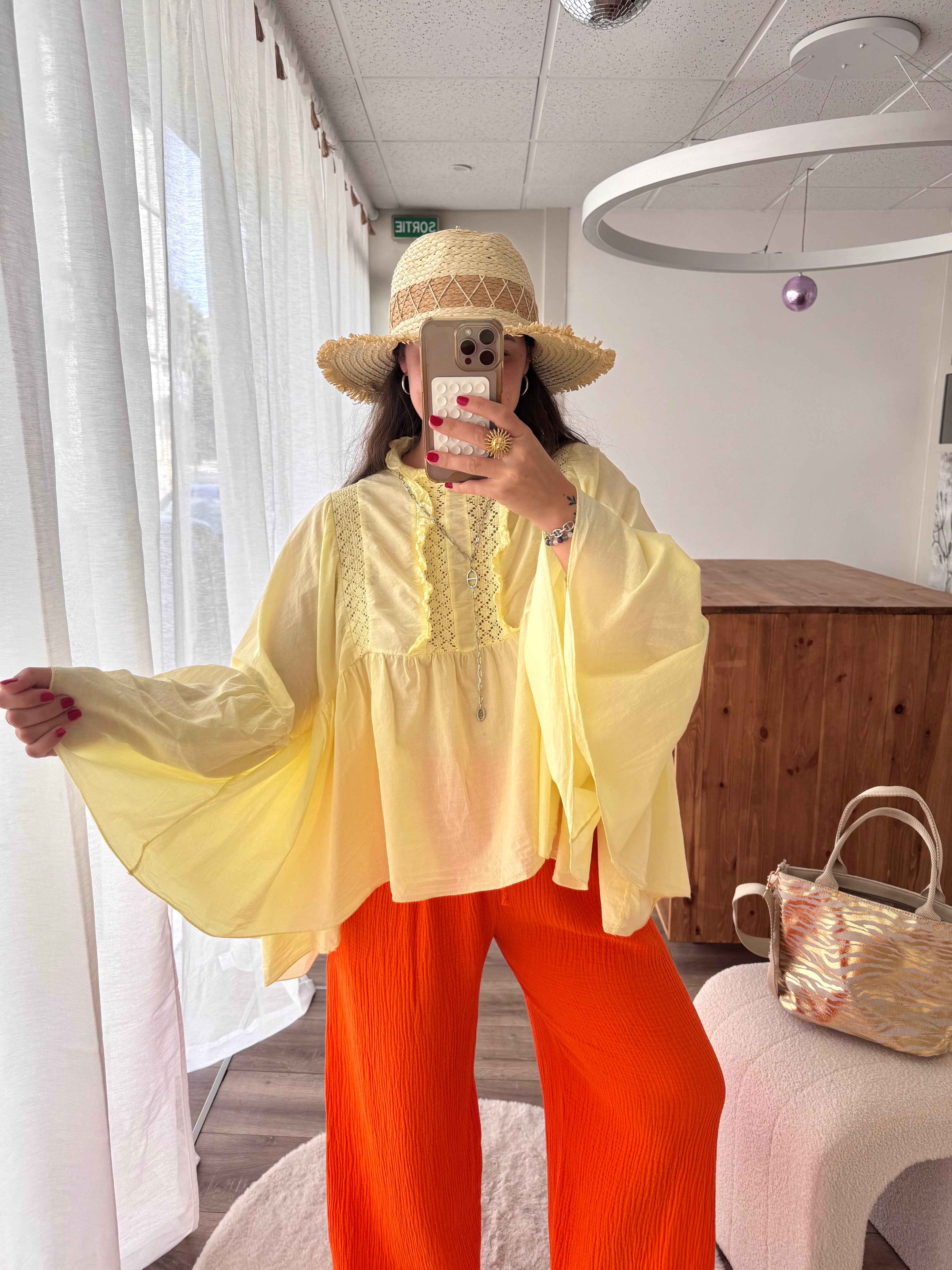 BLOUSE JAUNE