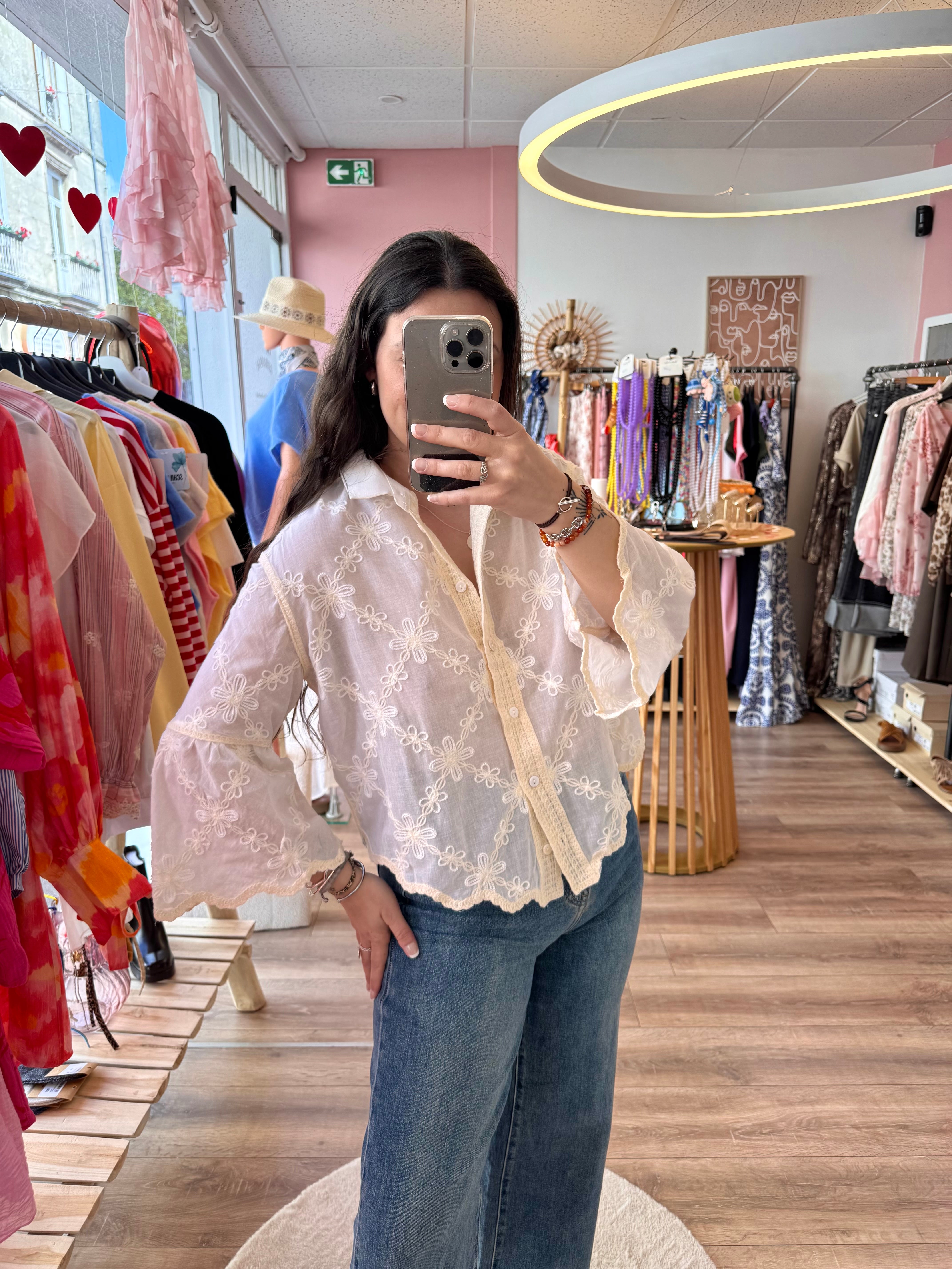 BLOUSE BOHÈME CŒUR