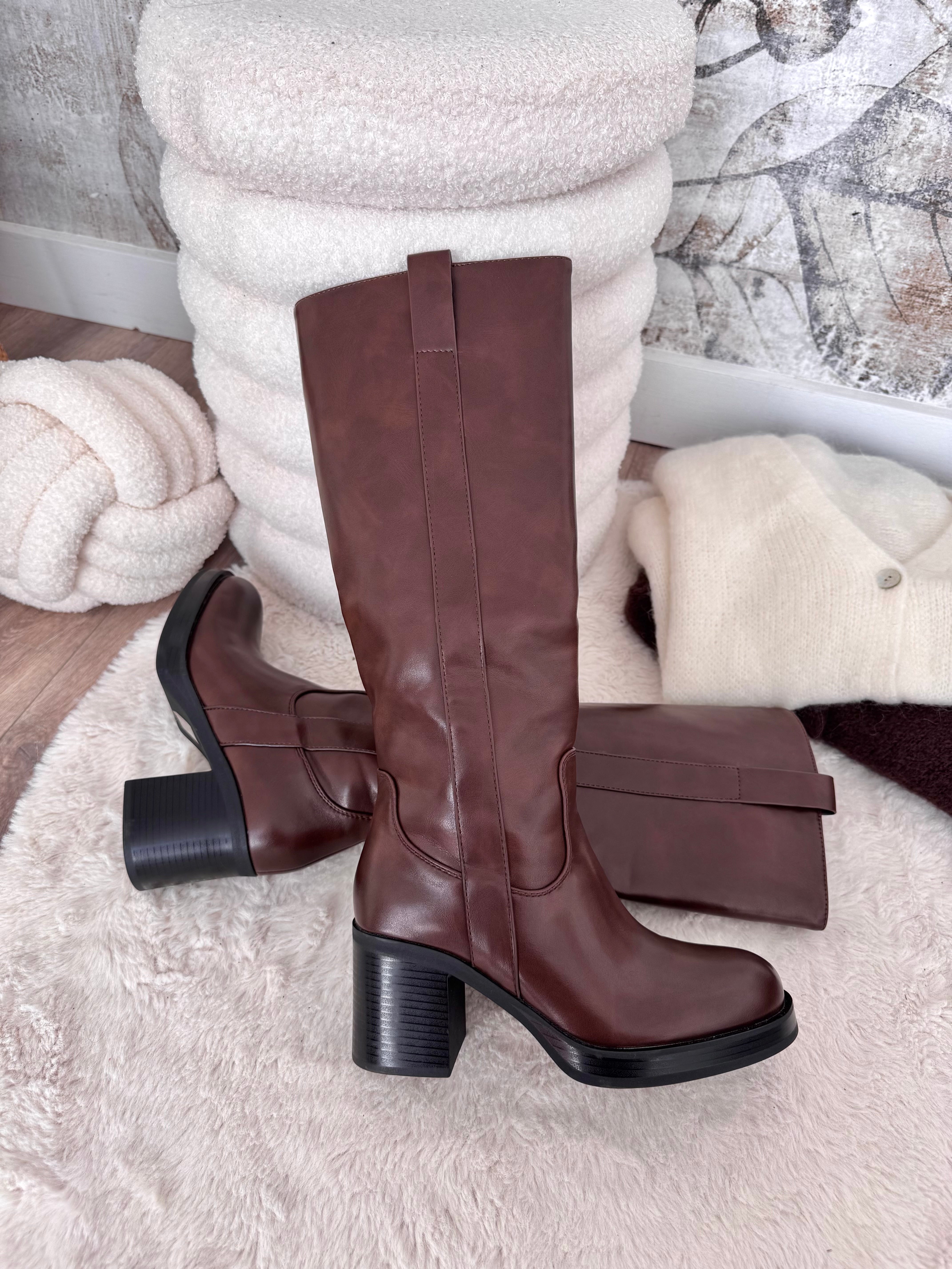 BOTTES HAUTES CAMEL