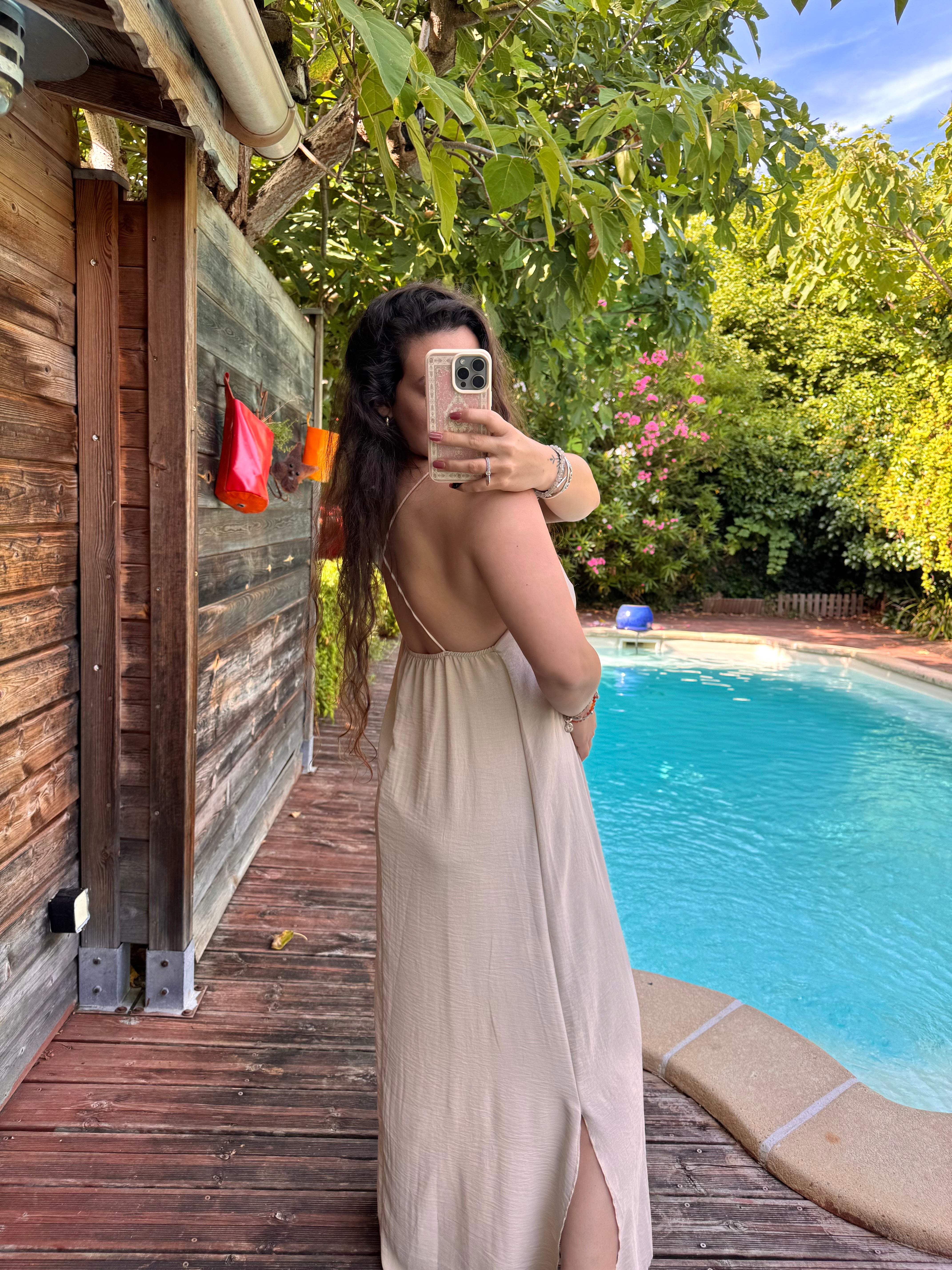 ROBE FLUIDE BEIGE