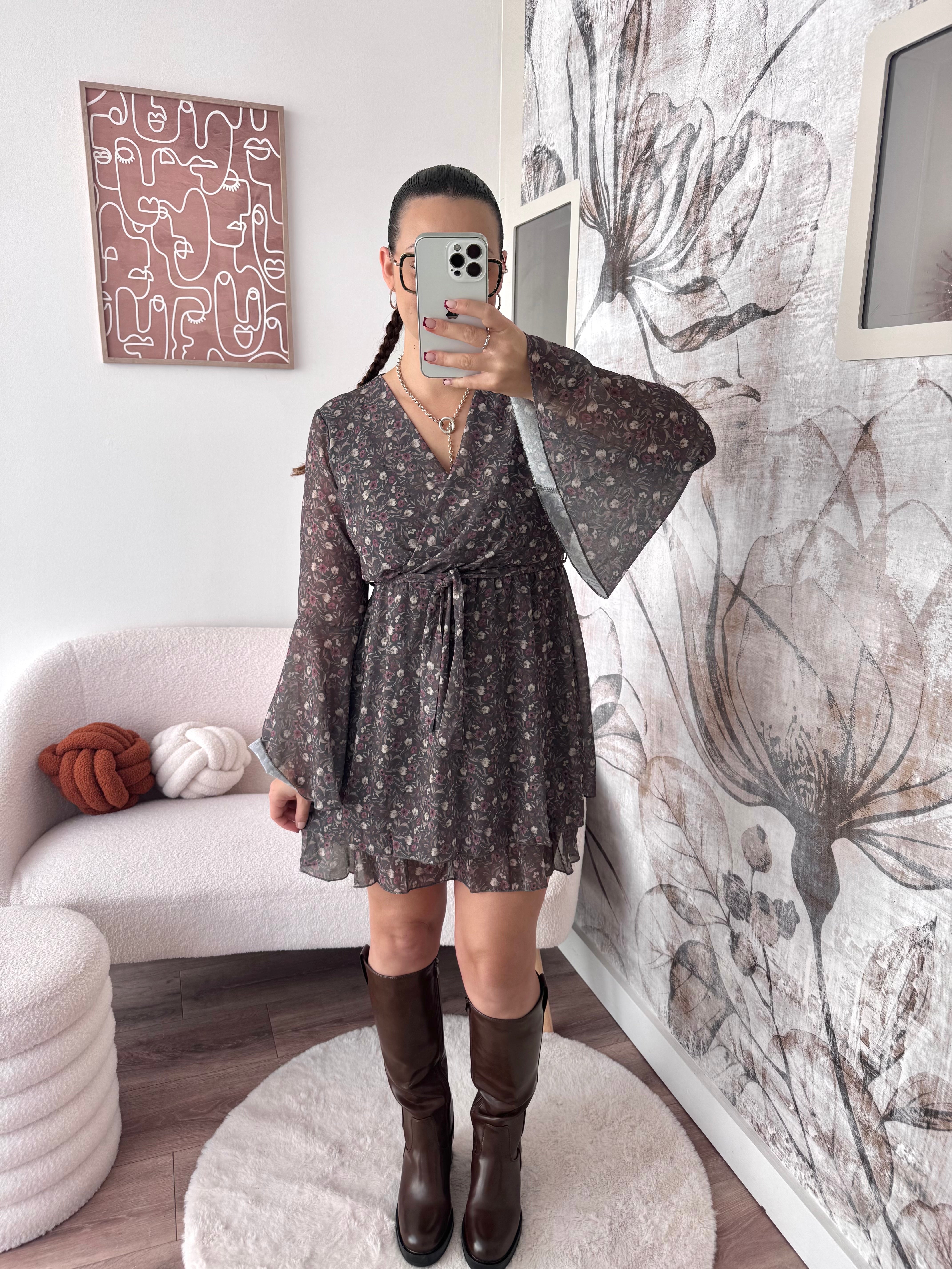 ROBE FLEURIE COURTE