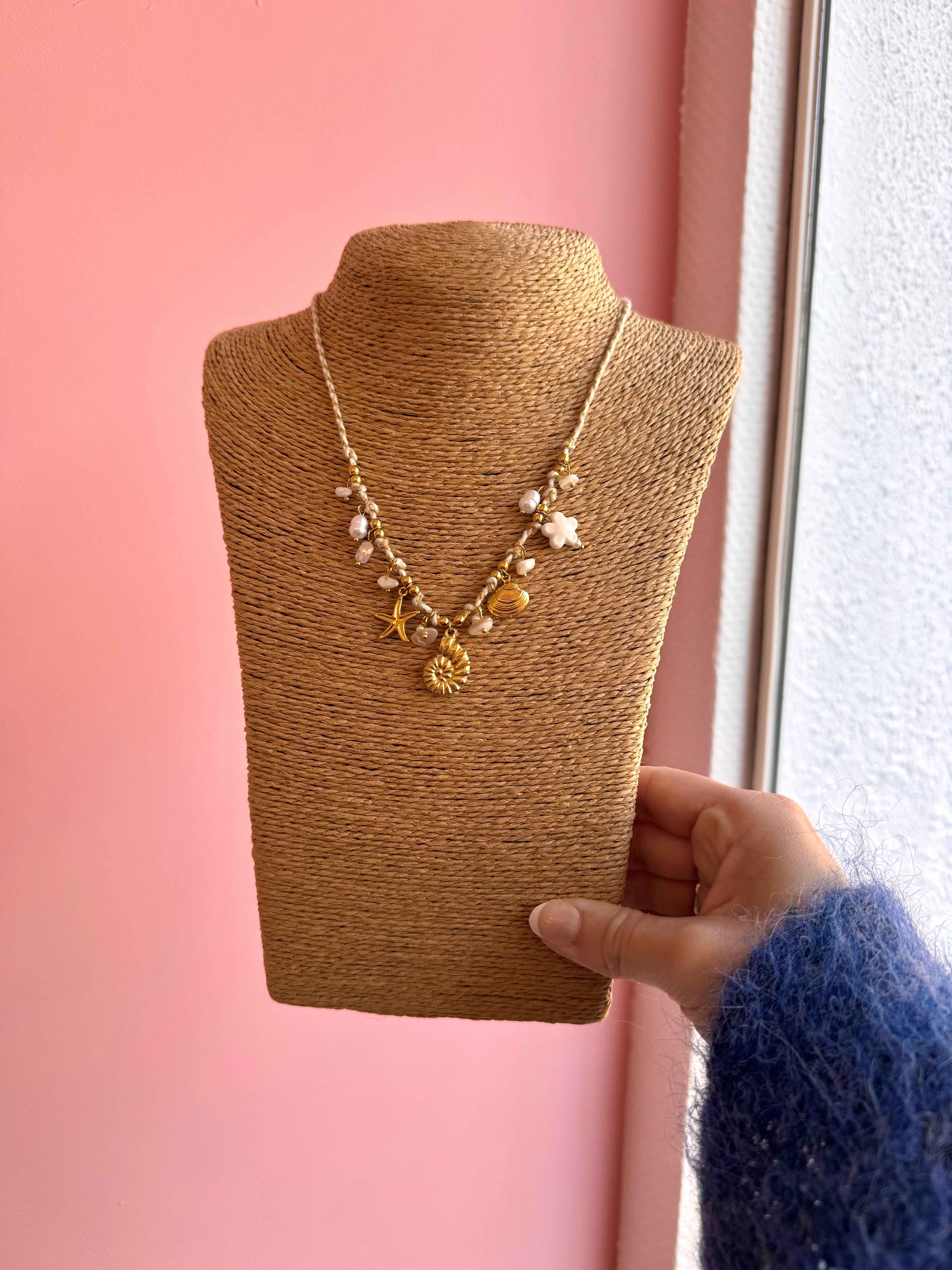 COLLIER COQUILLAGE DORÉ