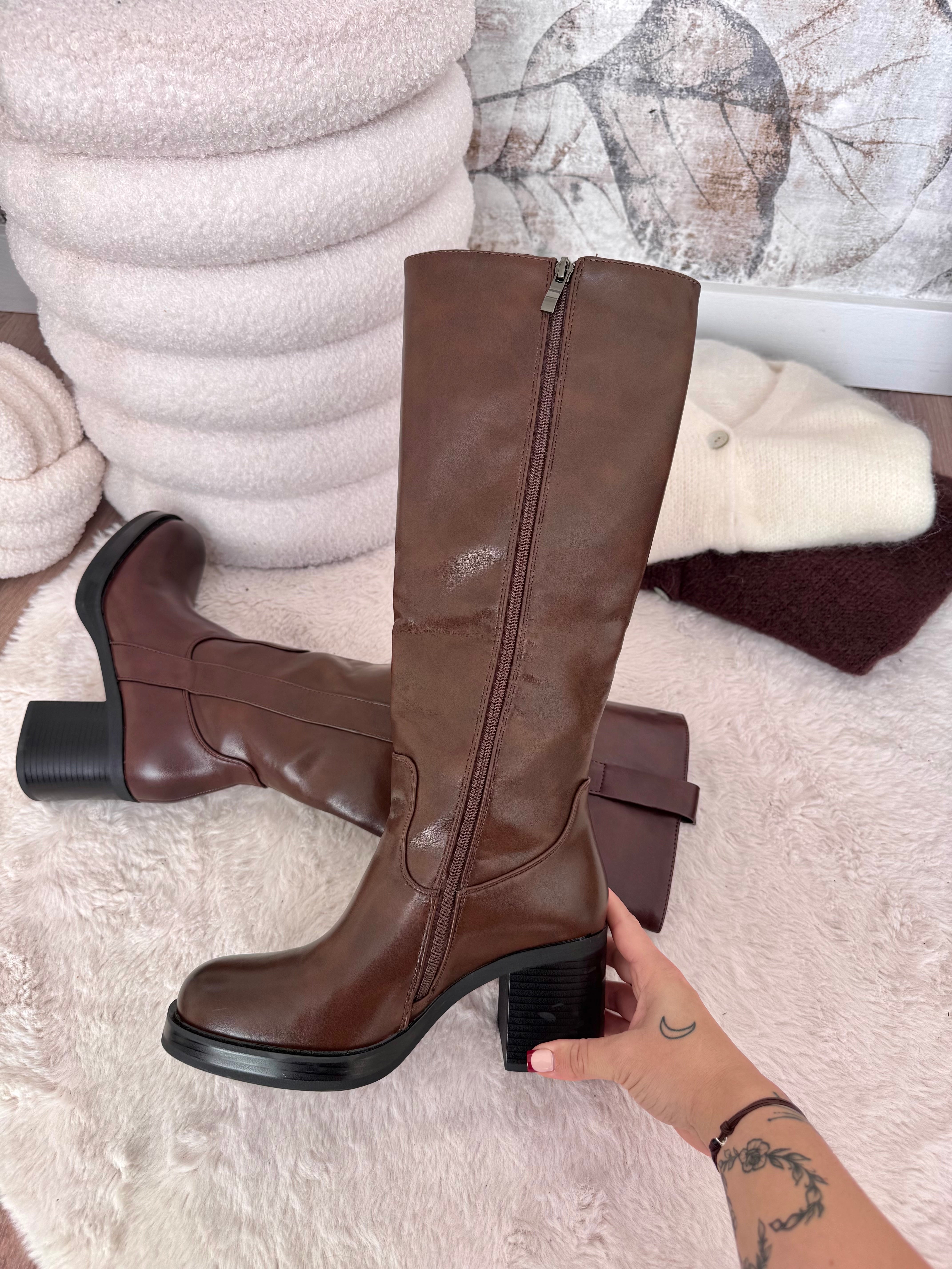BOTTES HAUTES CAMEL