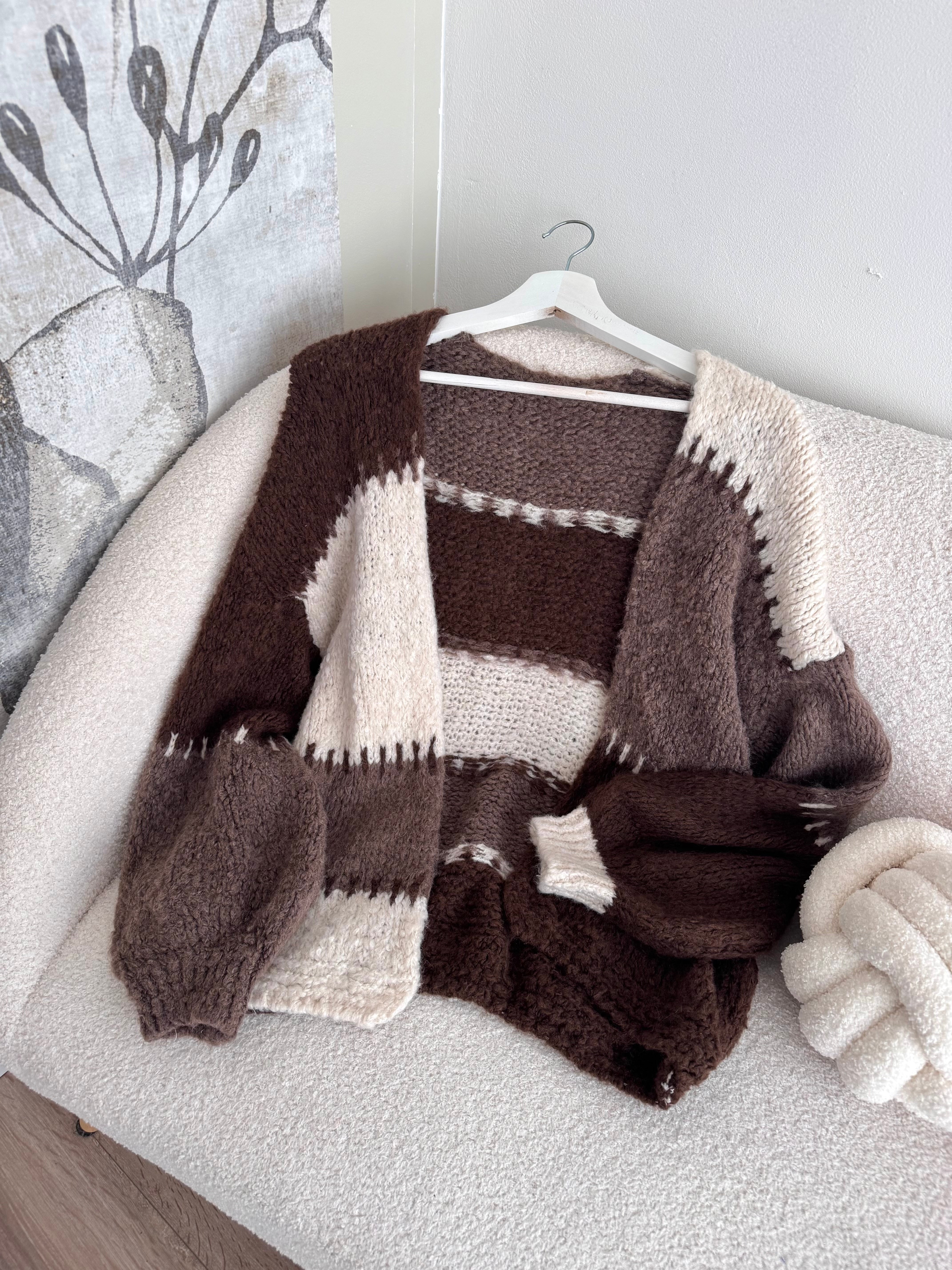 GILET ALMA CHOCO