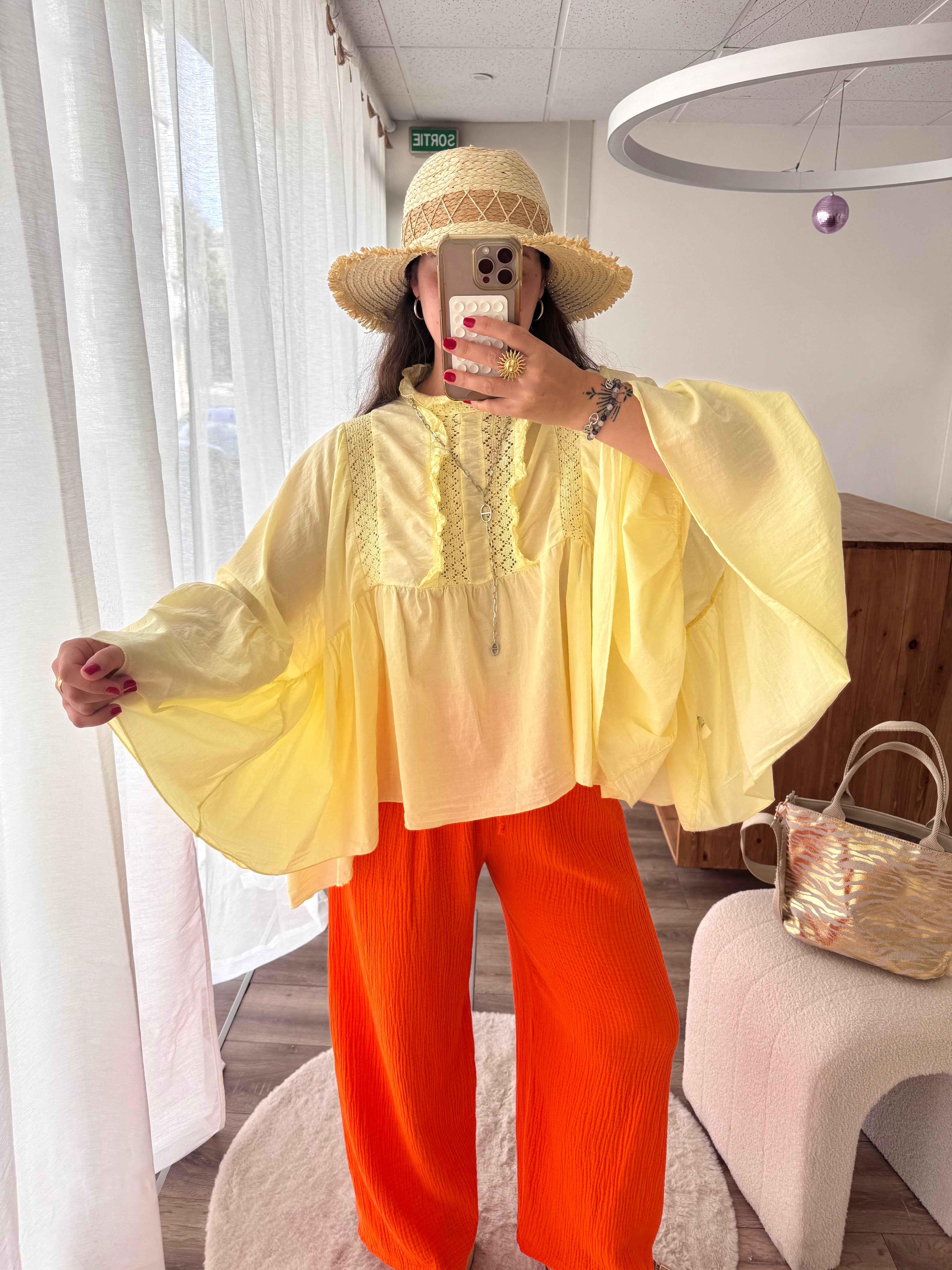 BLOUSE JAUNE
