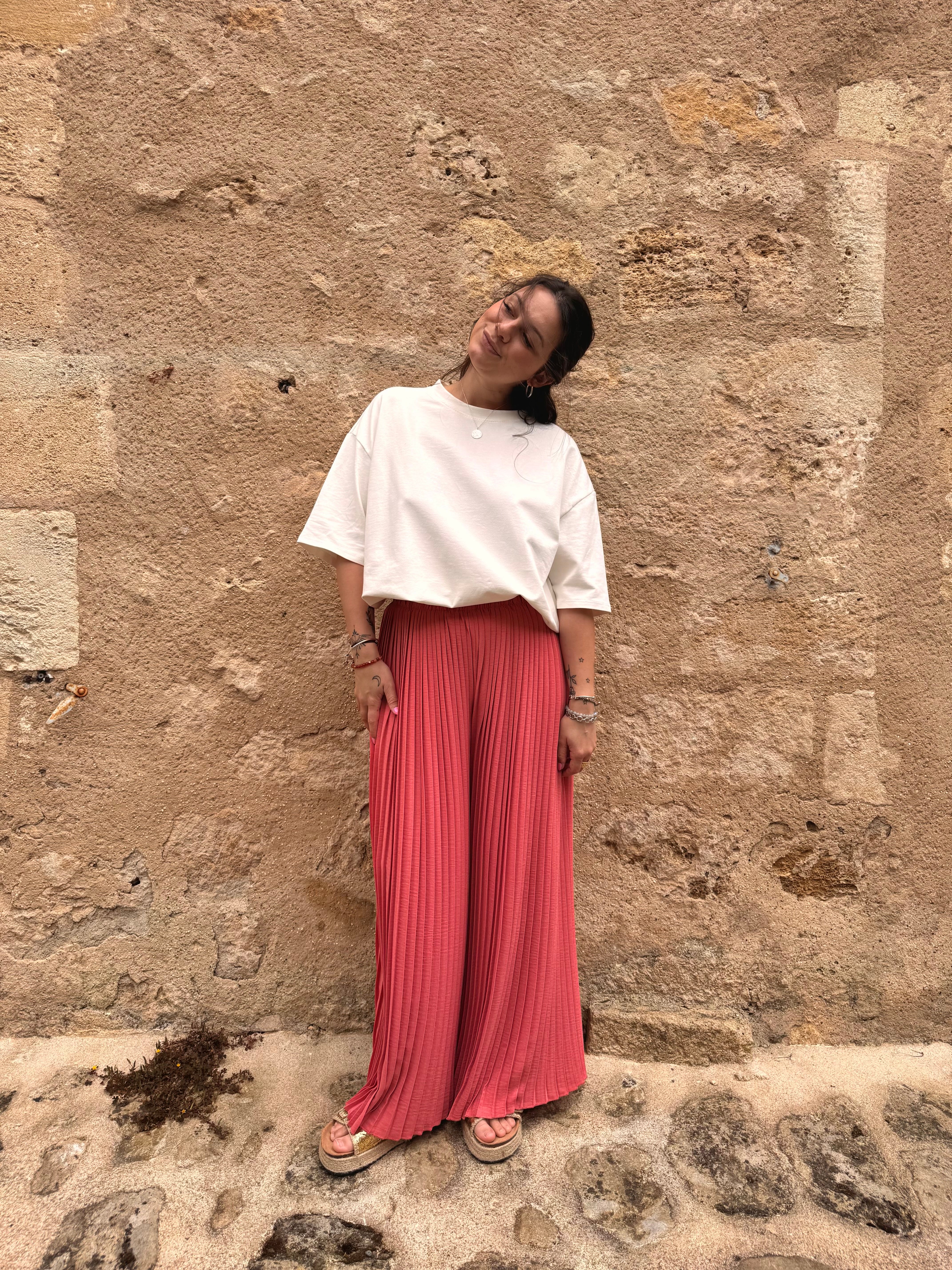 PANTALON VICTOIRE CORAIL