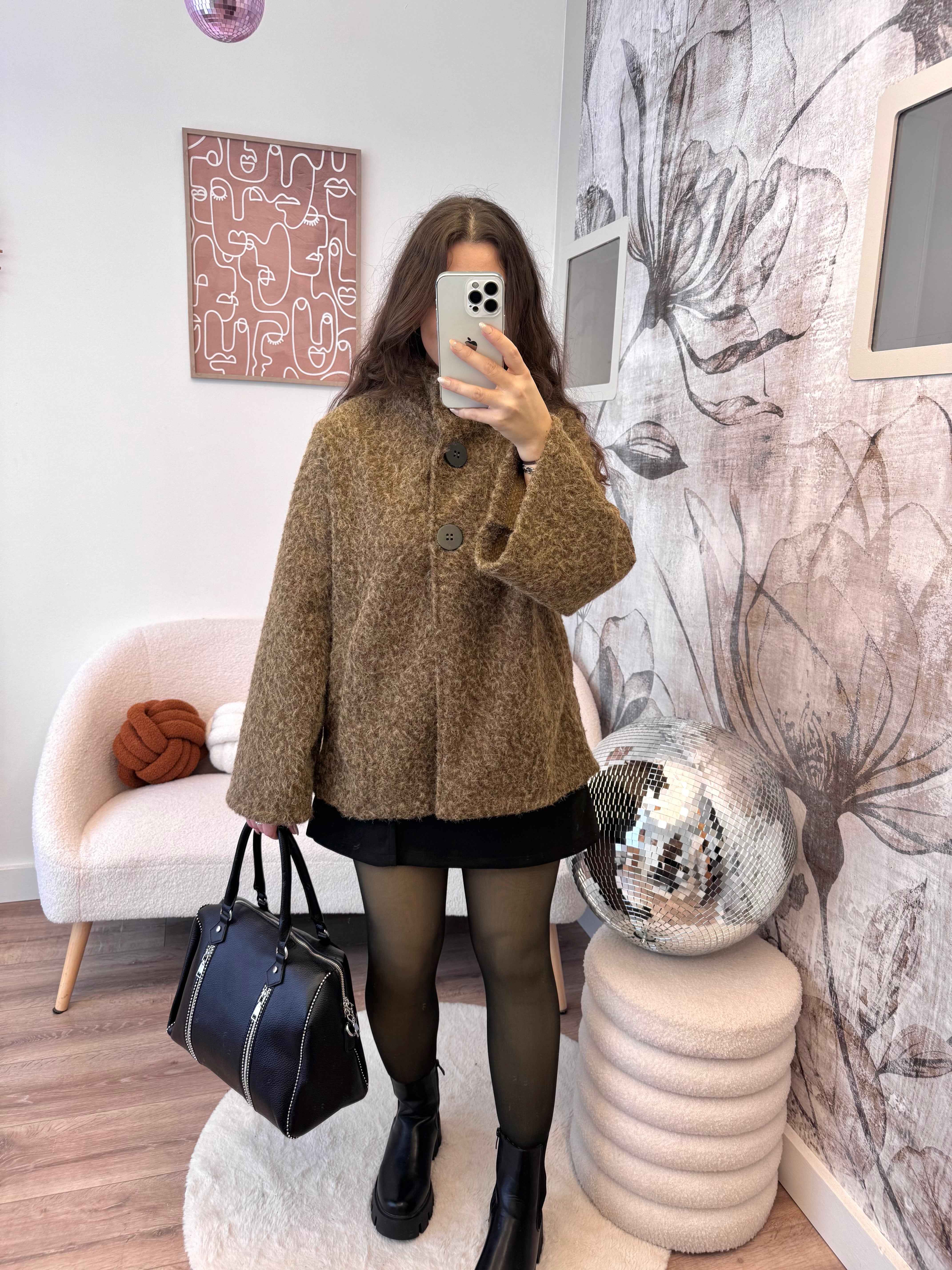 VESTE PALOMA CHOCO 100% COTON