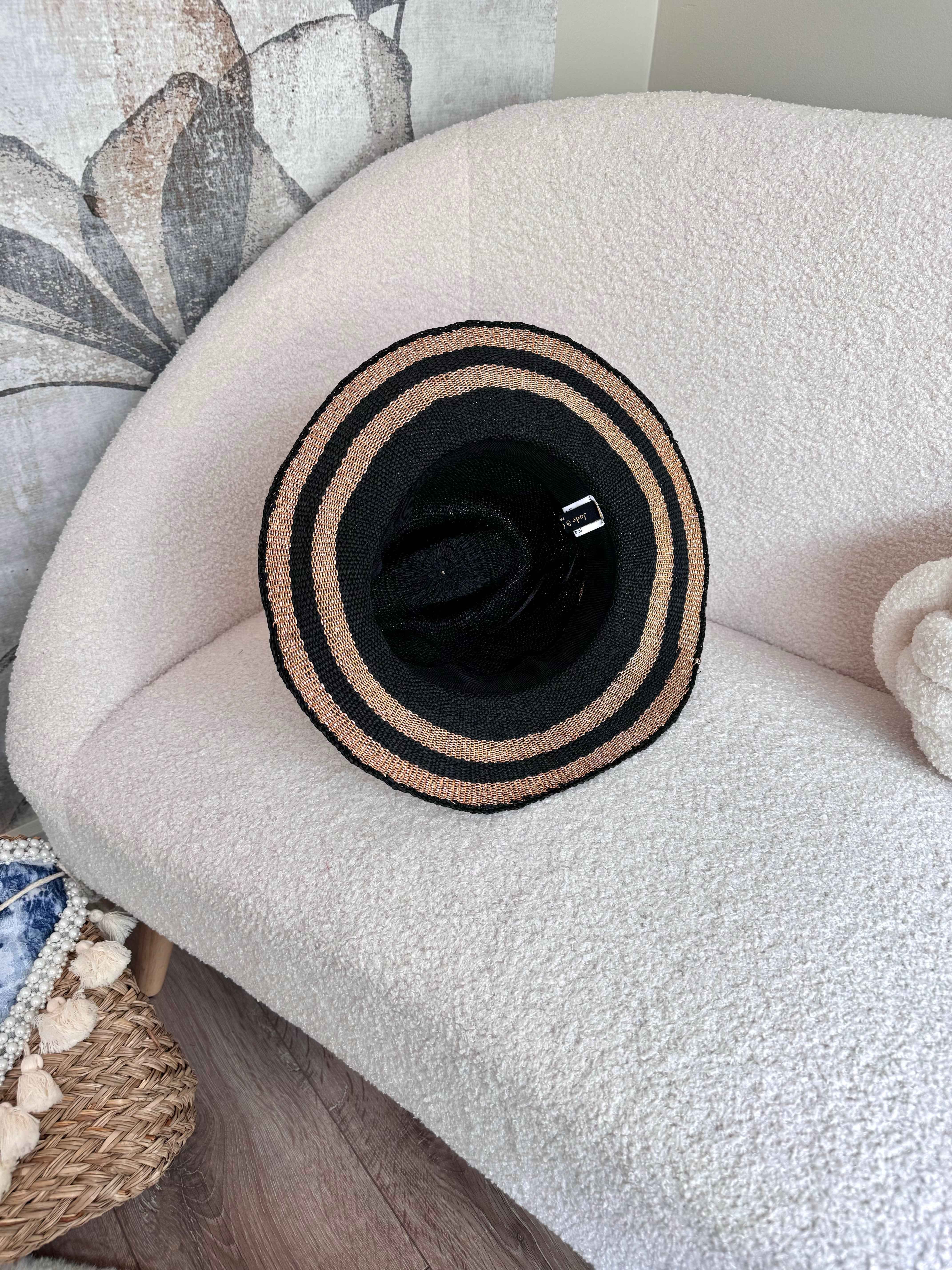 CHAPEAU NOIR BOHÈME