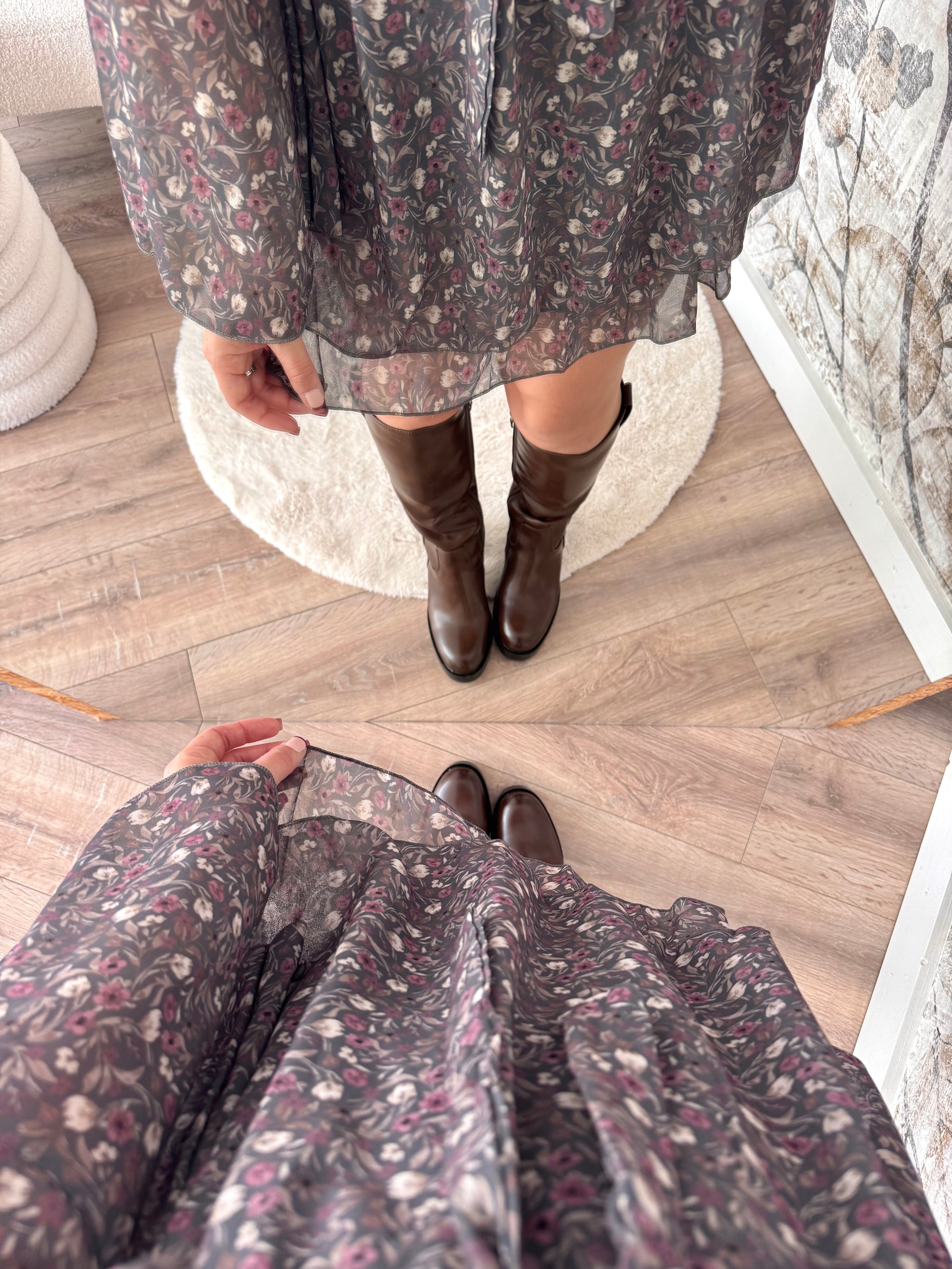 ROBE FLEURIE COURTE