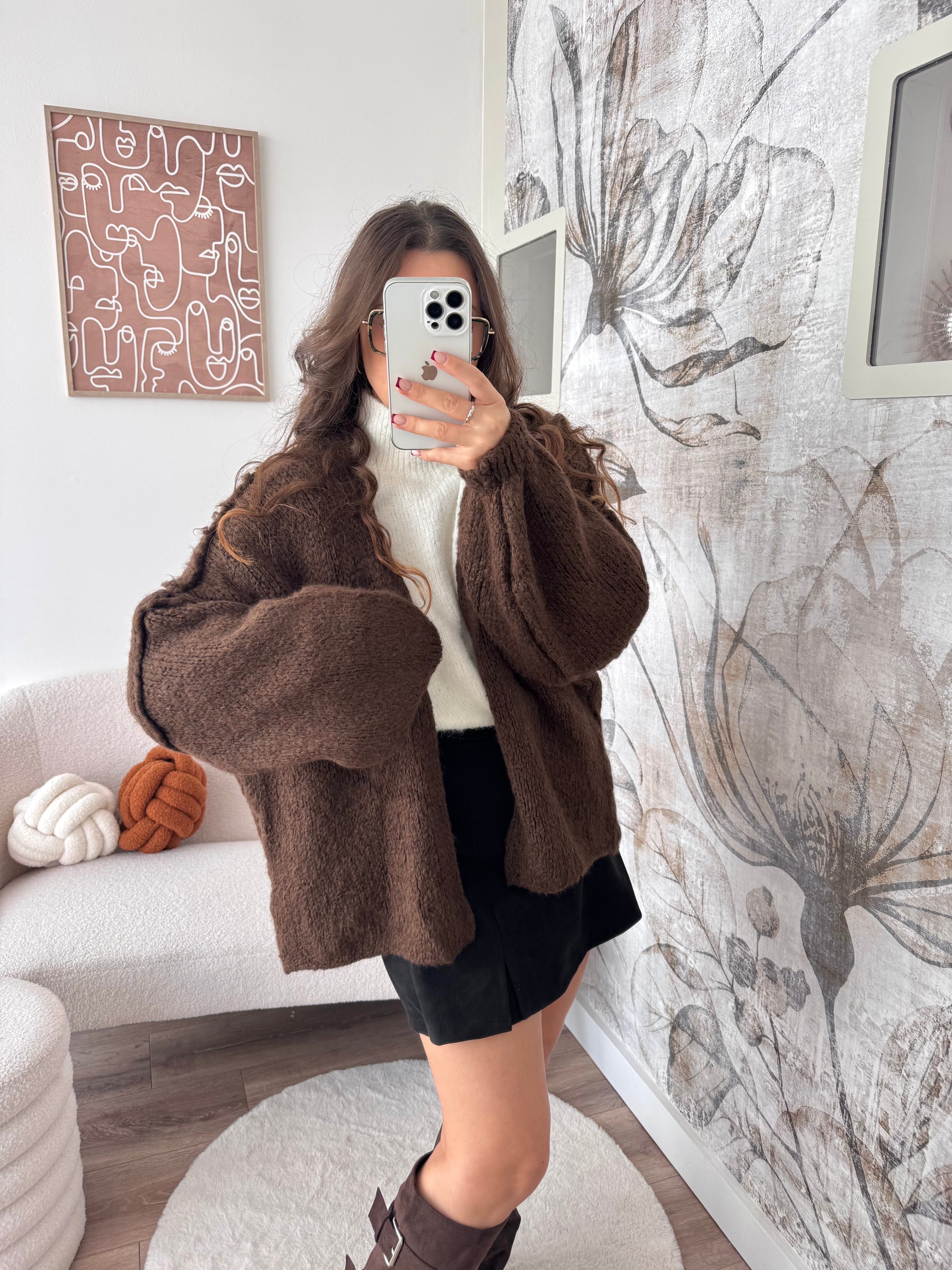 VESTE LÉA CHOCOLAT