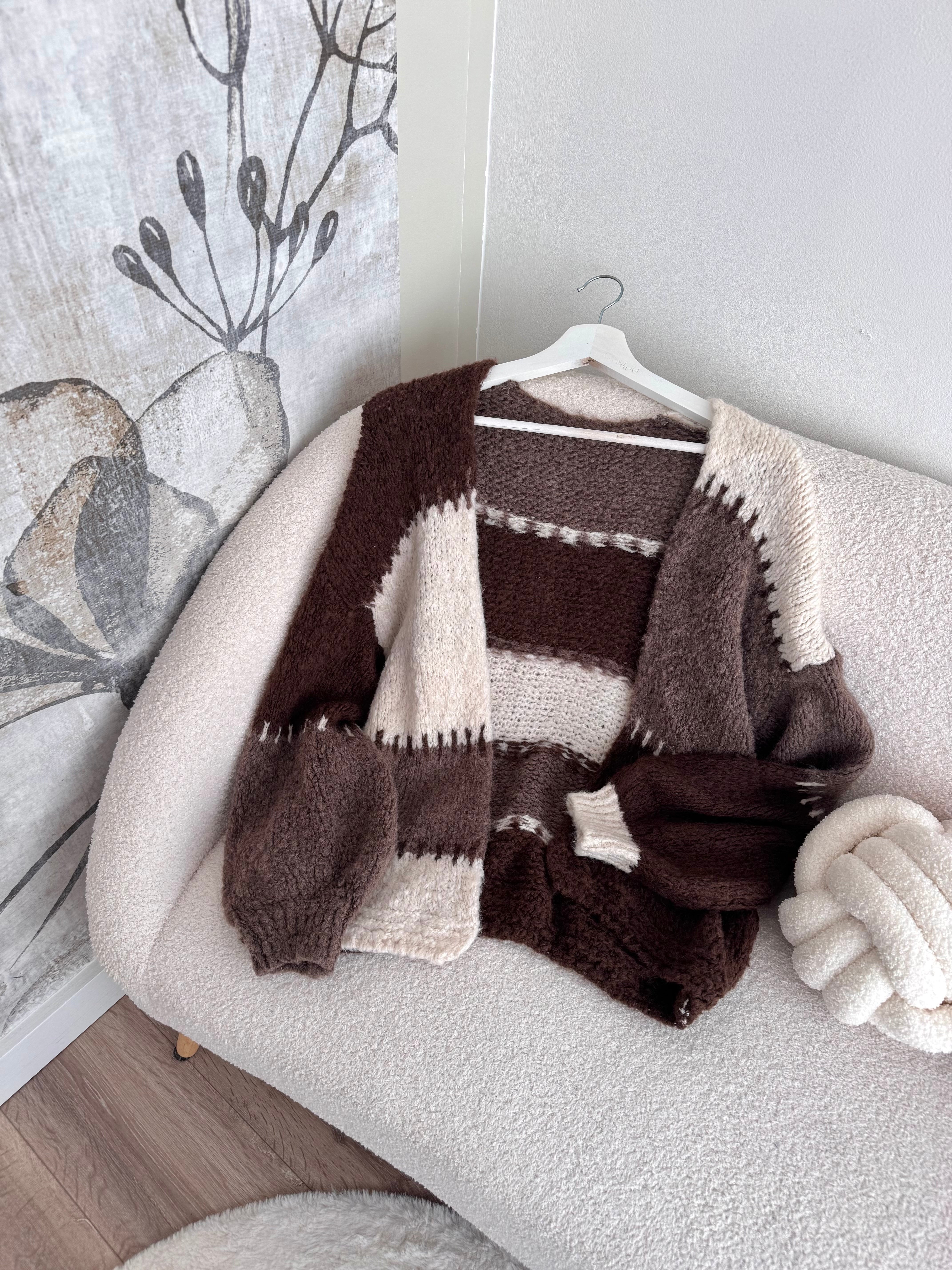 GILET ALMA CHOCO