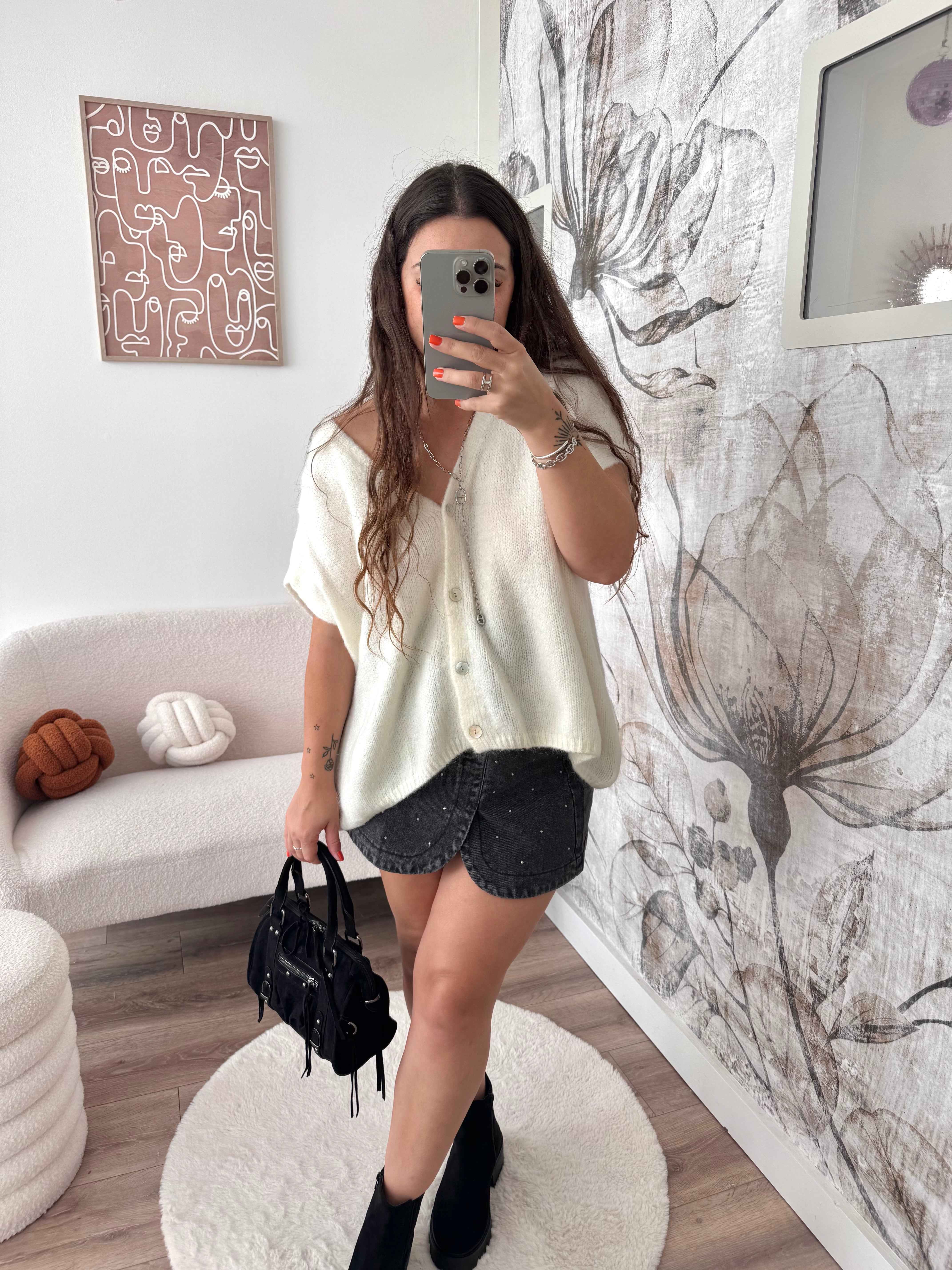 GILET SANS MANCHE BEIGE