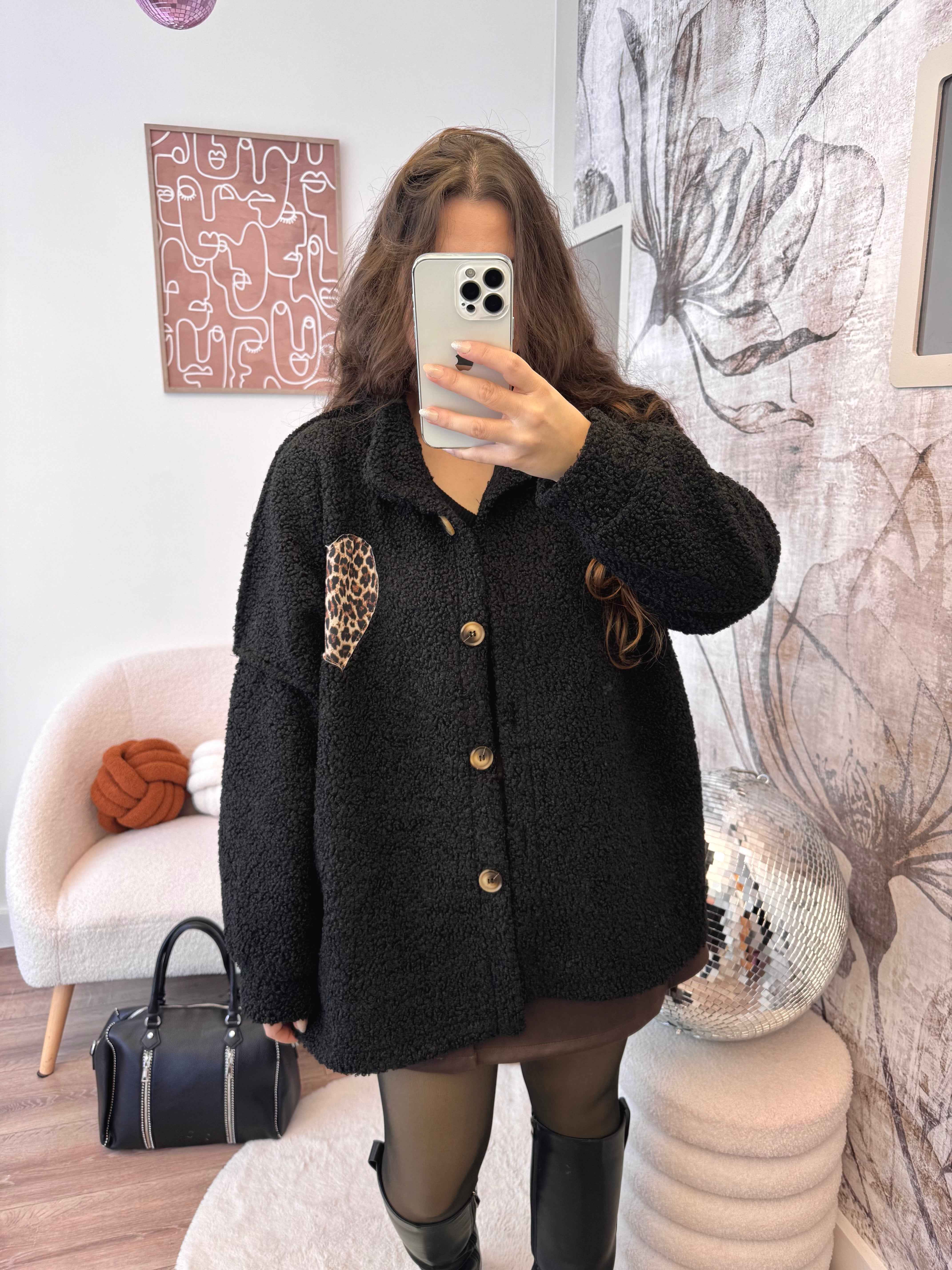 VESTE MOUMOUTE NOIRE