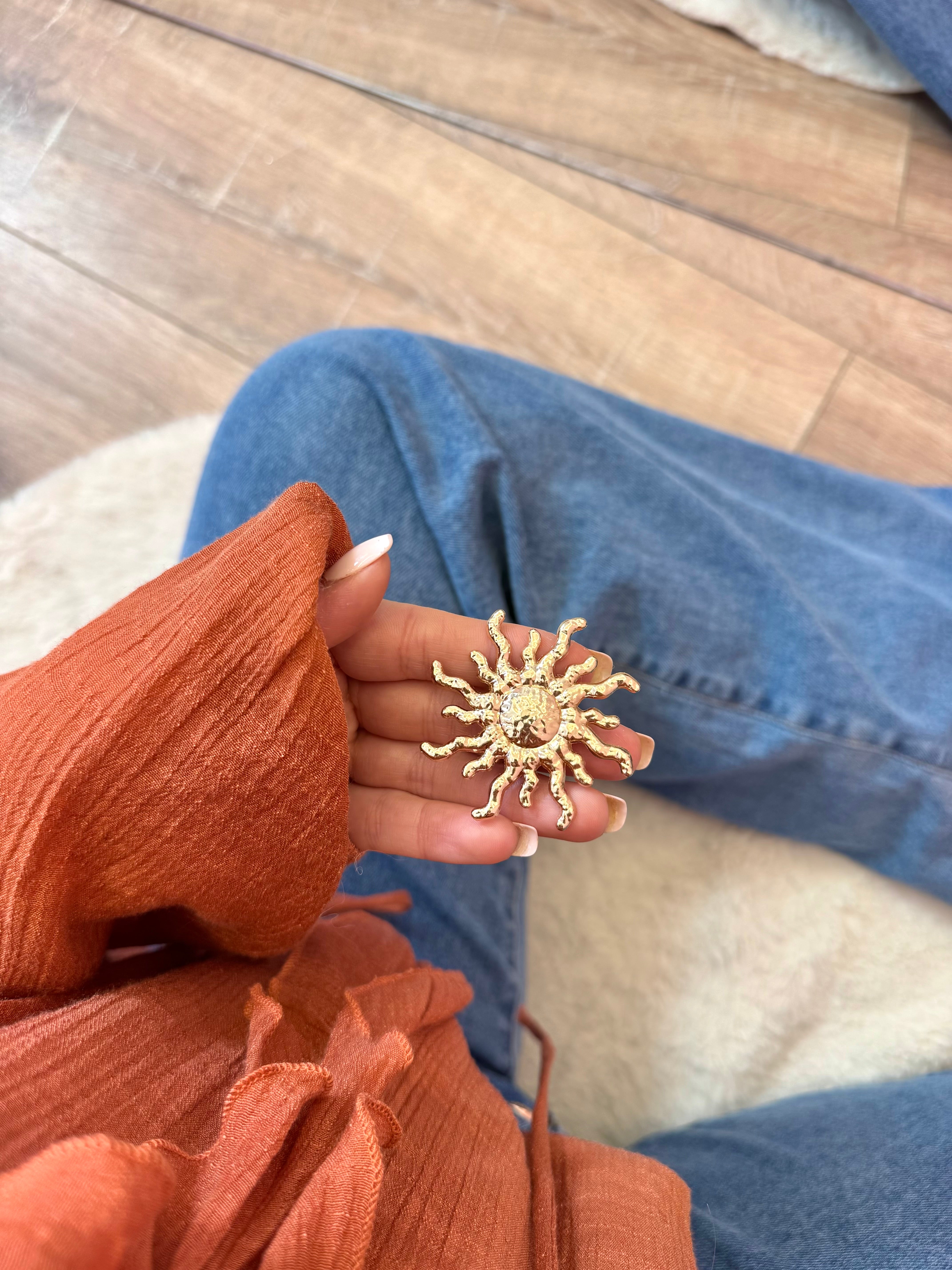 BLOUSE SOLEIL TERRACOTTA