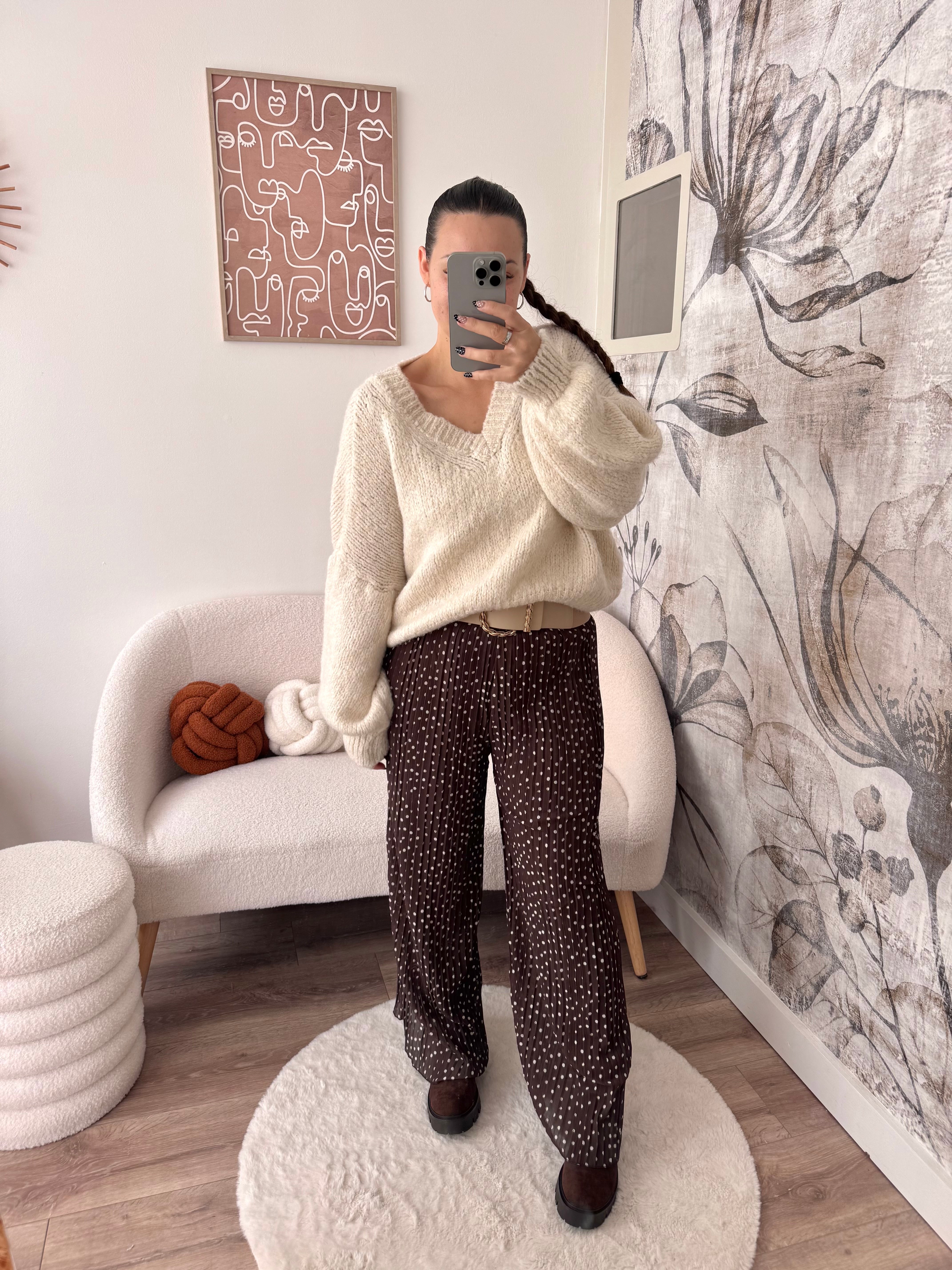 PANTALON LOLA À POIS