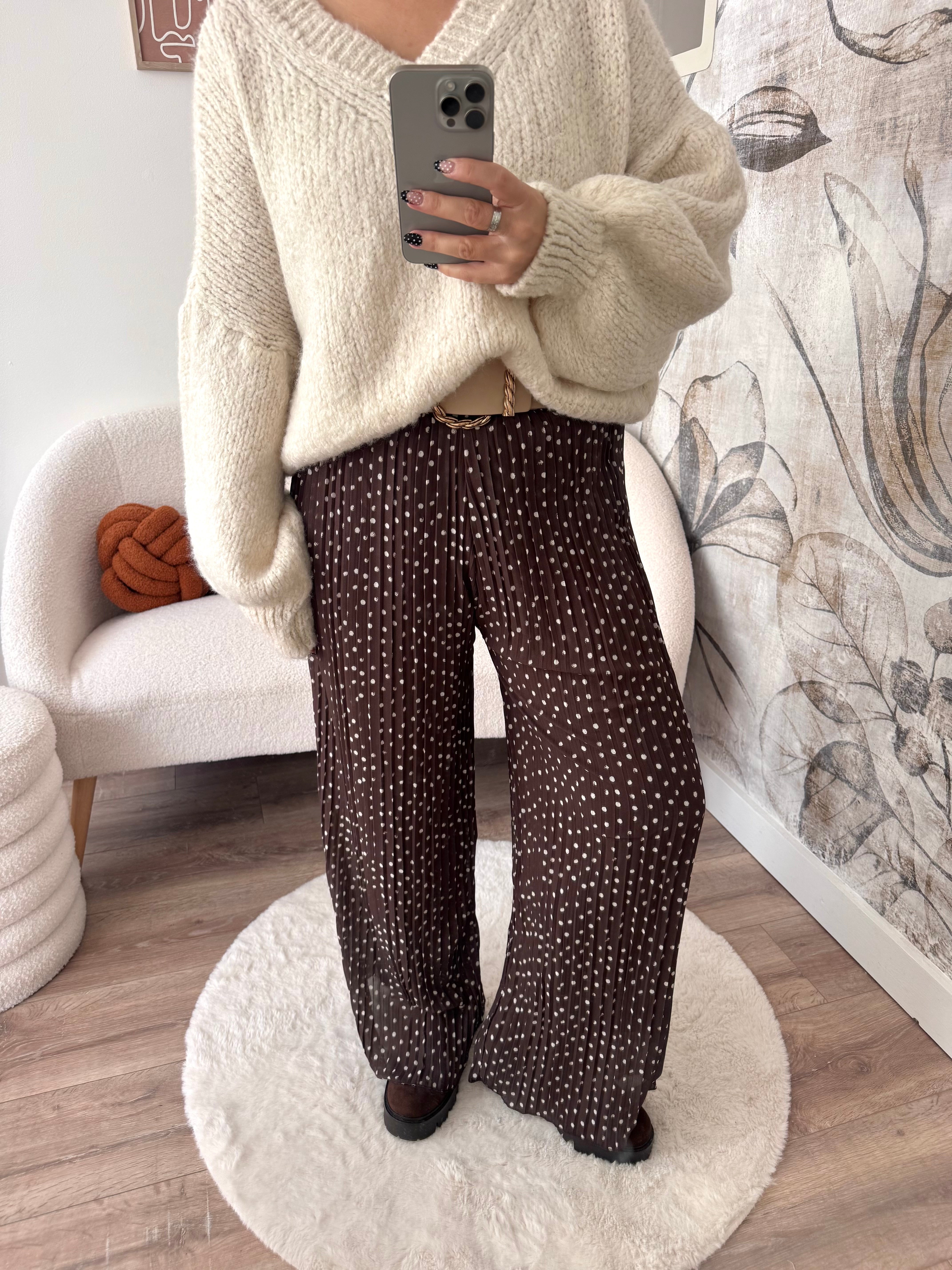 PANTALON LOLA À POIS