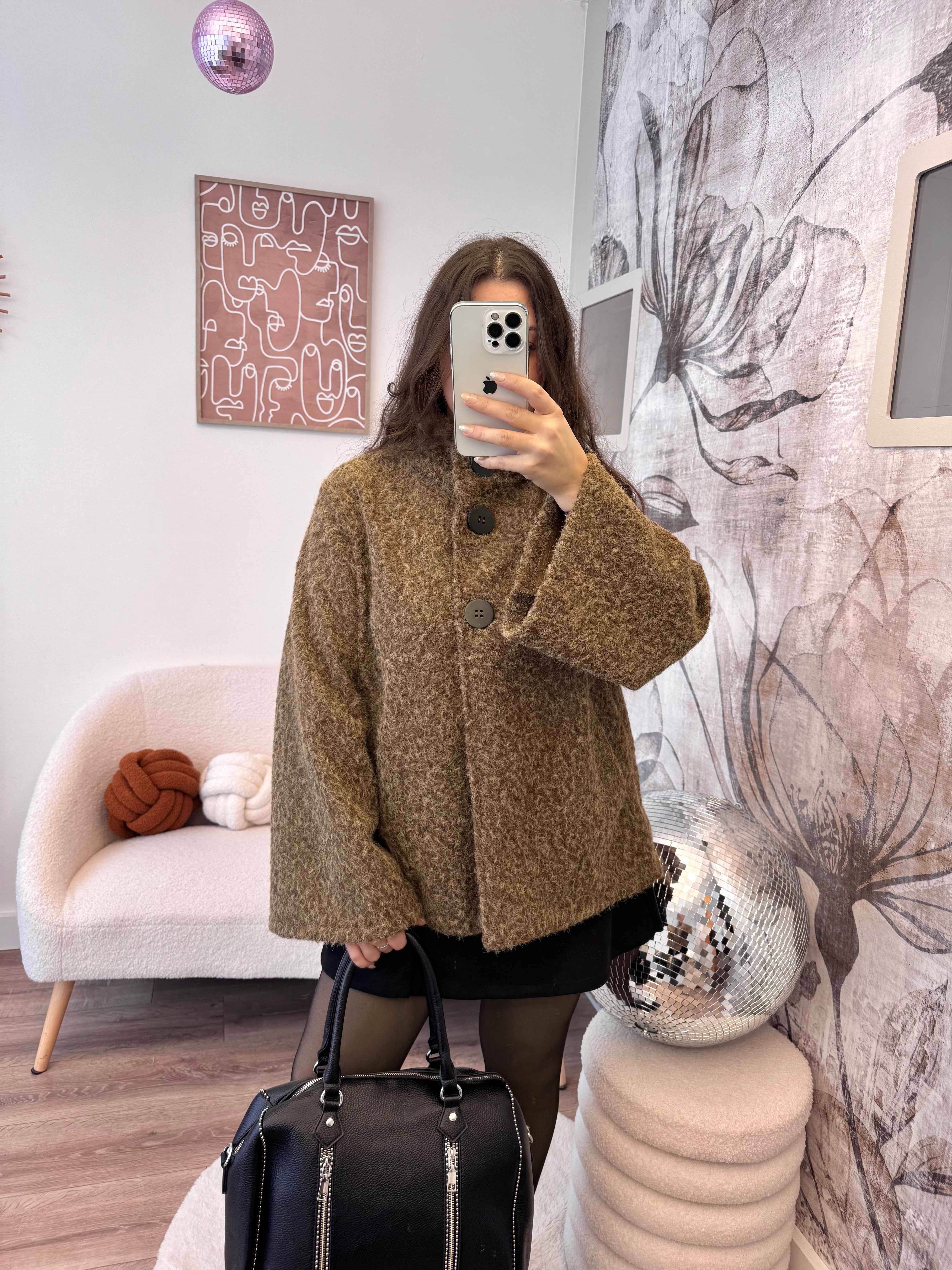 VESTE PALOMA CHOCO 100% COTON