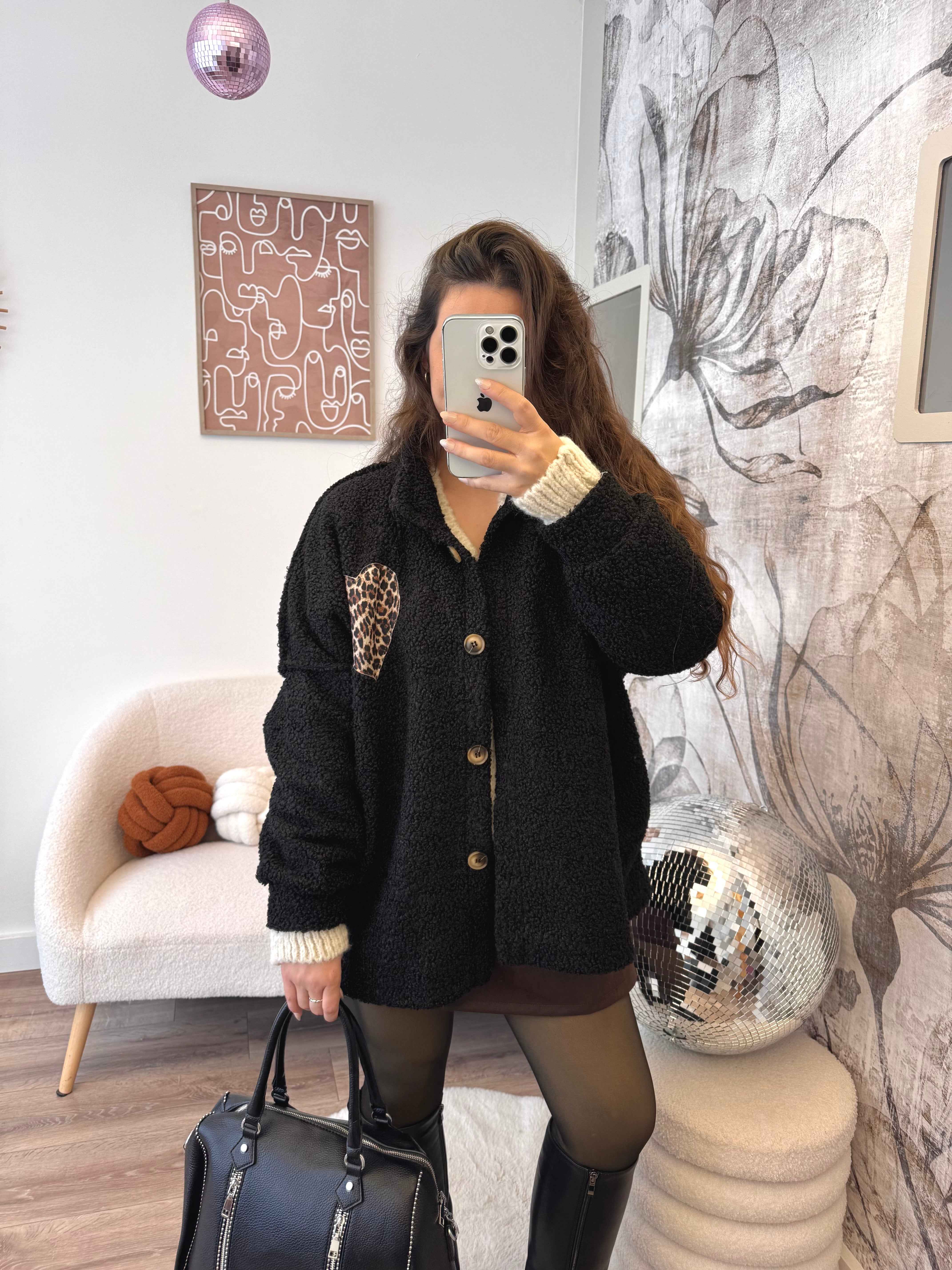 VESTE MOUMOUTE NOIRE