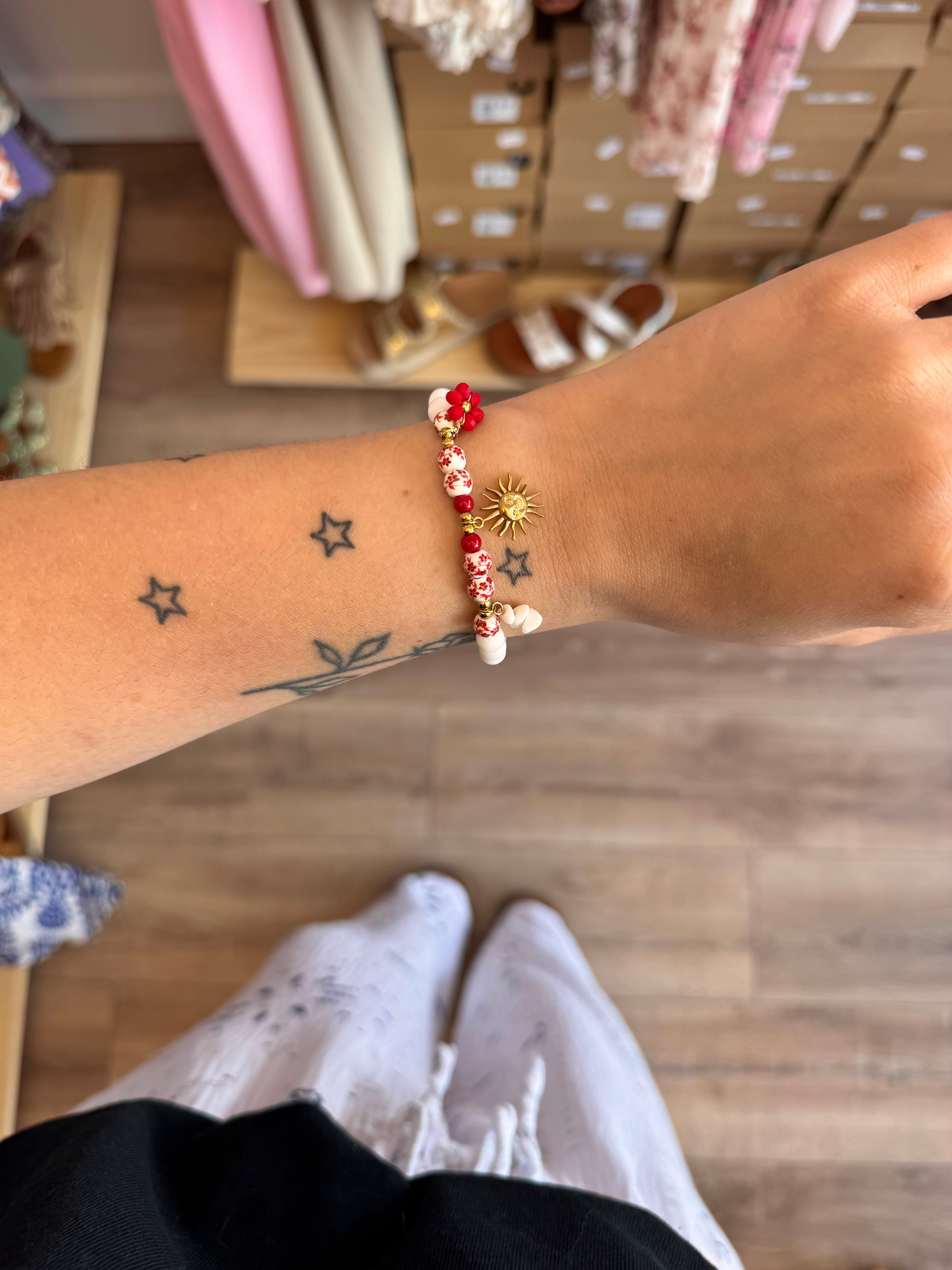 BRACELET SOLEIL ROUGE