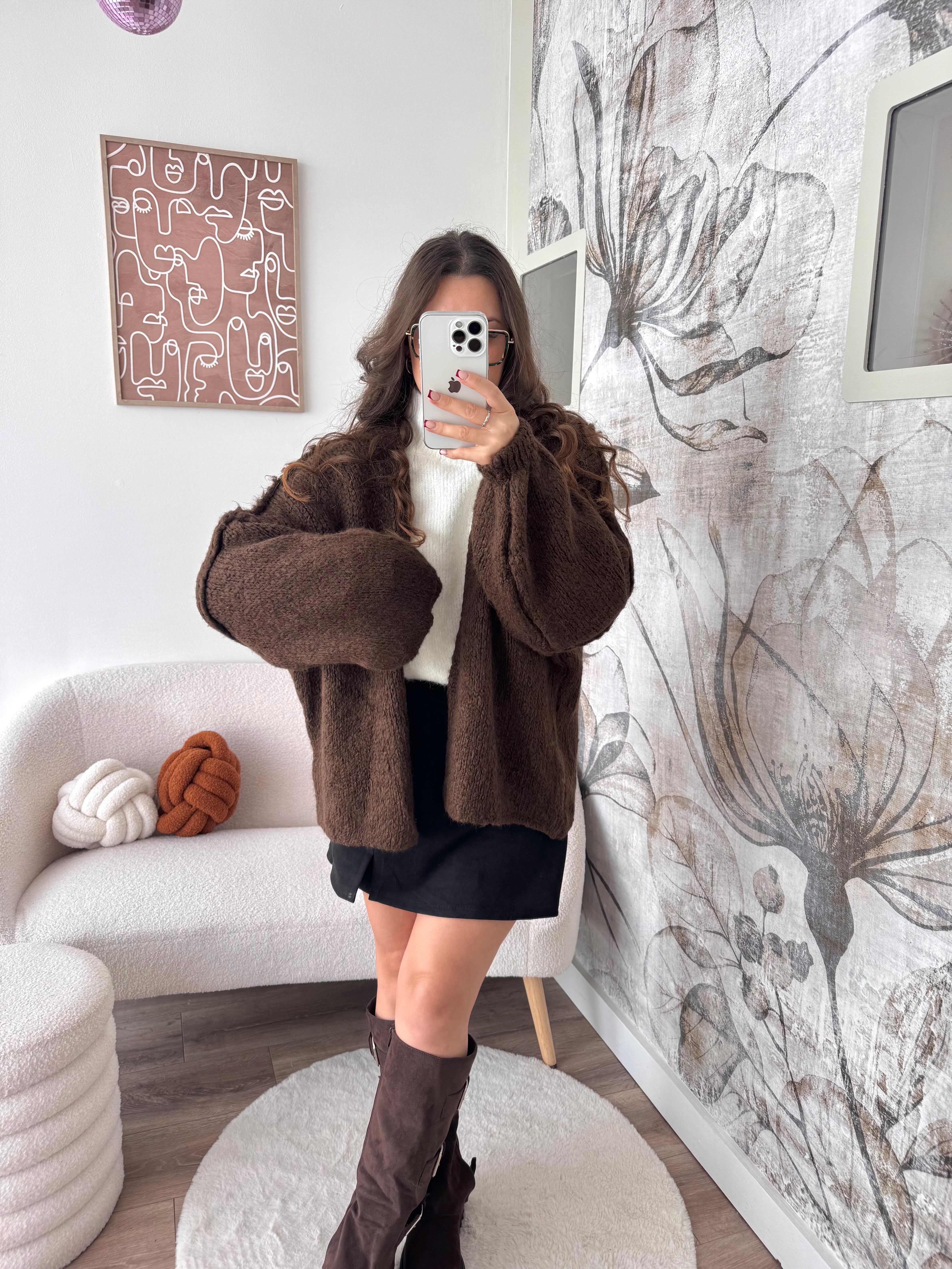 VESTE LÉA CHOCOLAT