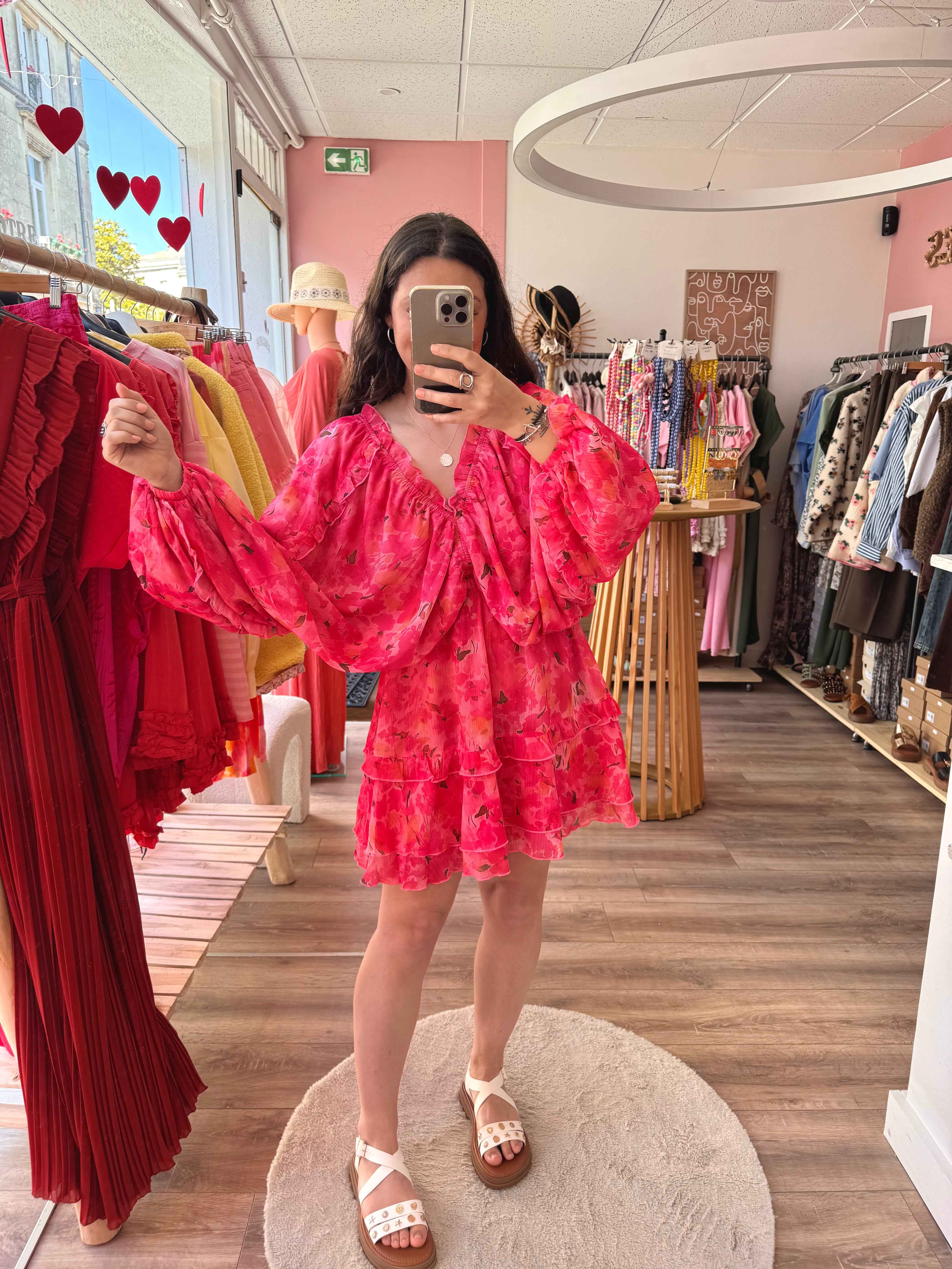 ROBE ROSE BALLON