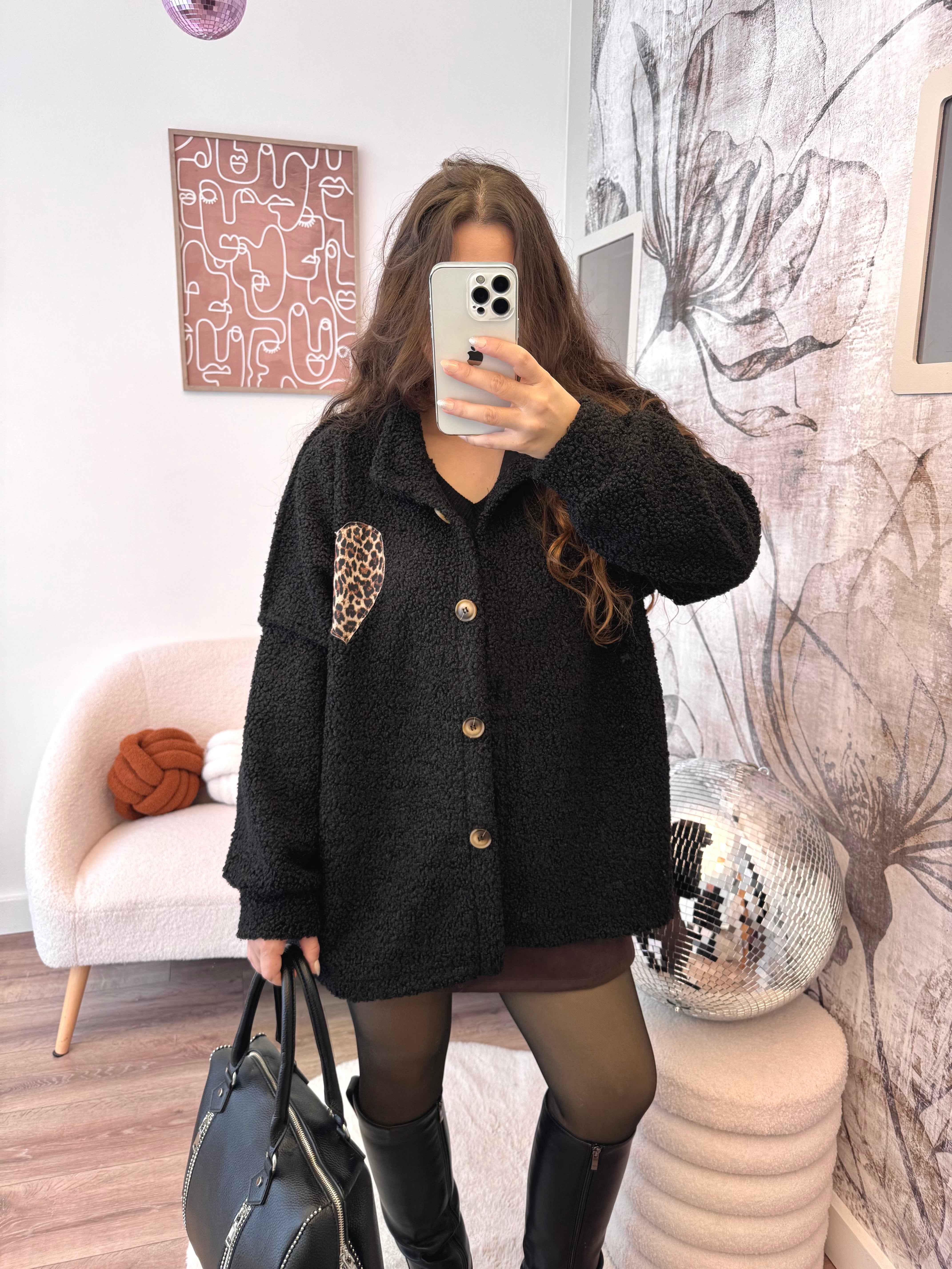 VESTE MOUMOUTE NOIRE