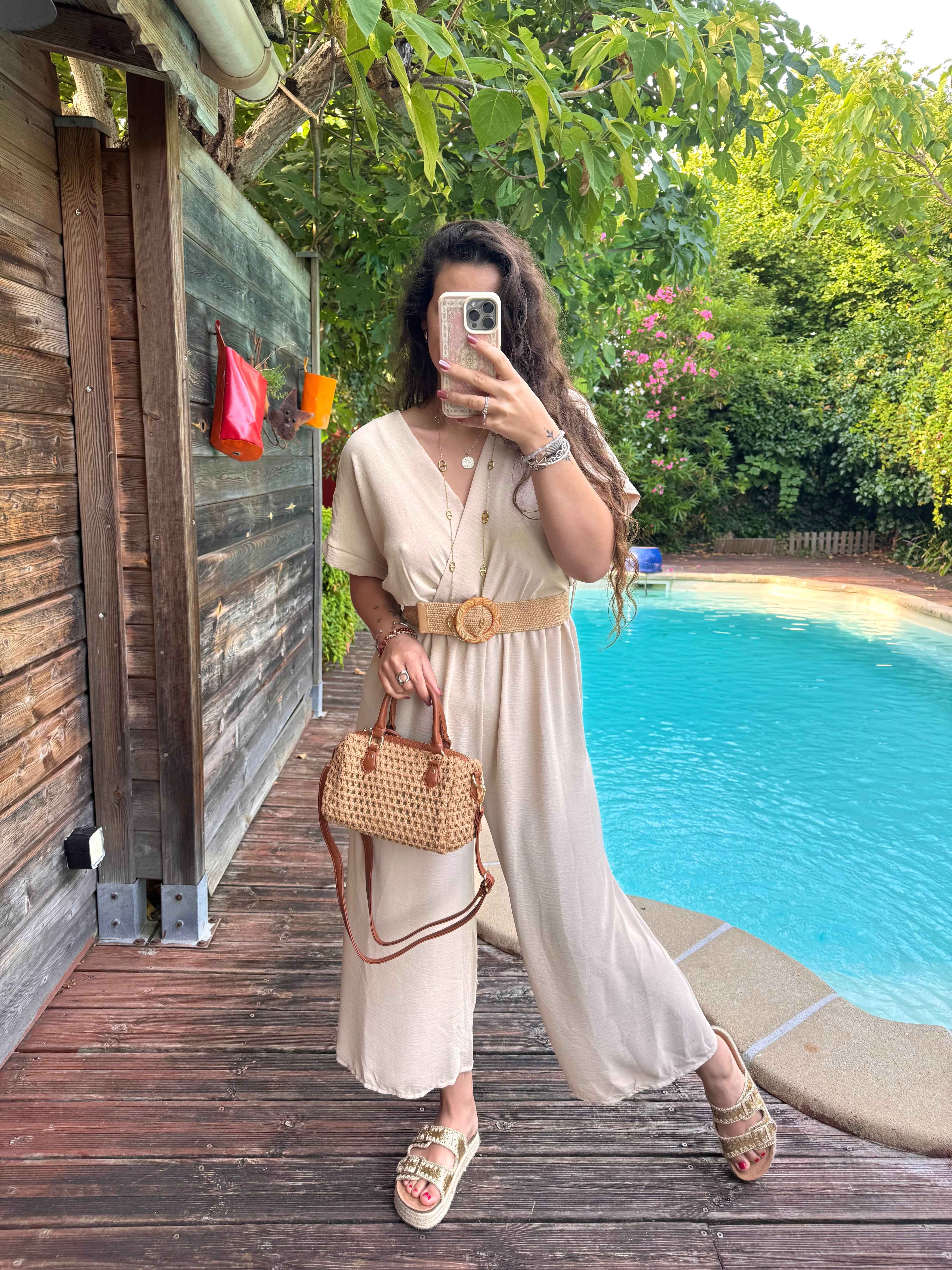 COMBINAISON TEAM PETITE BEIGE