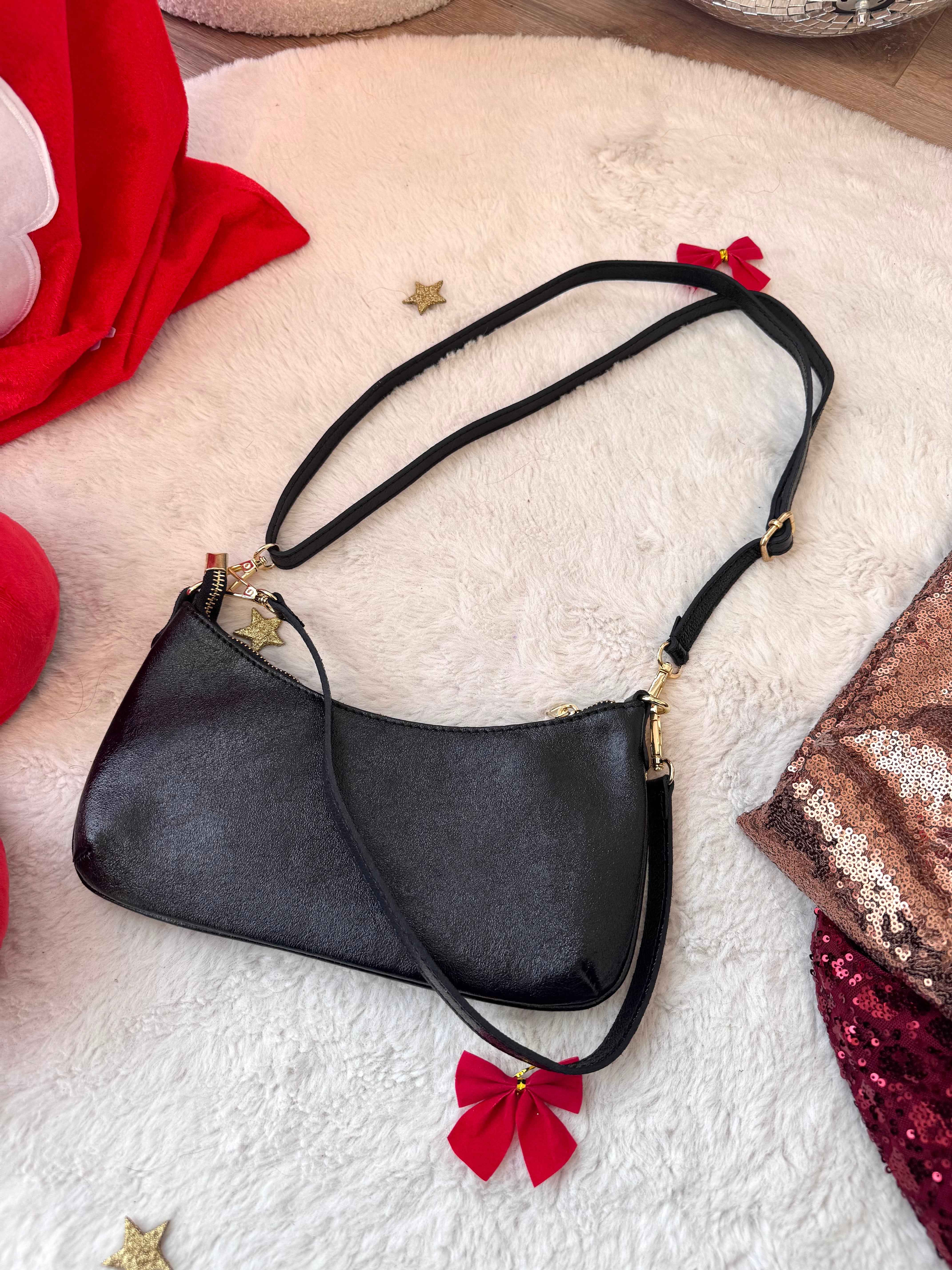 SAC STAR NOIR 100% CUIR