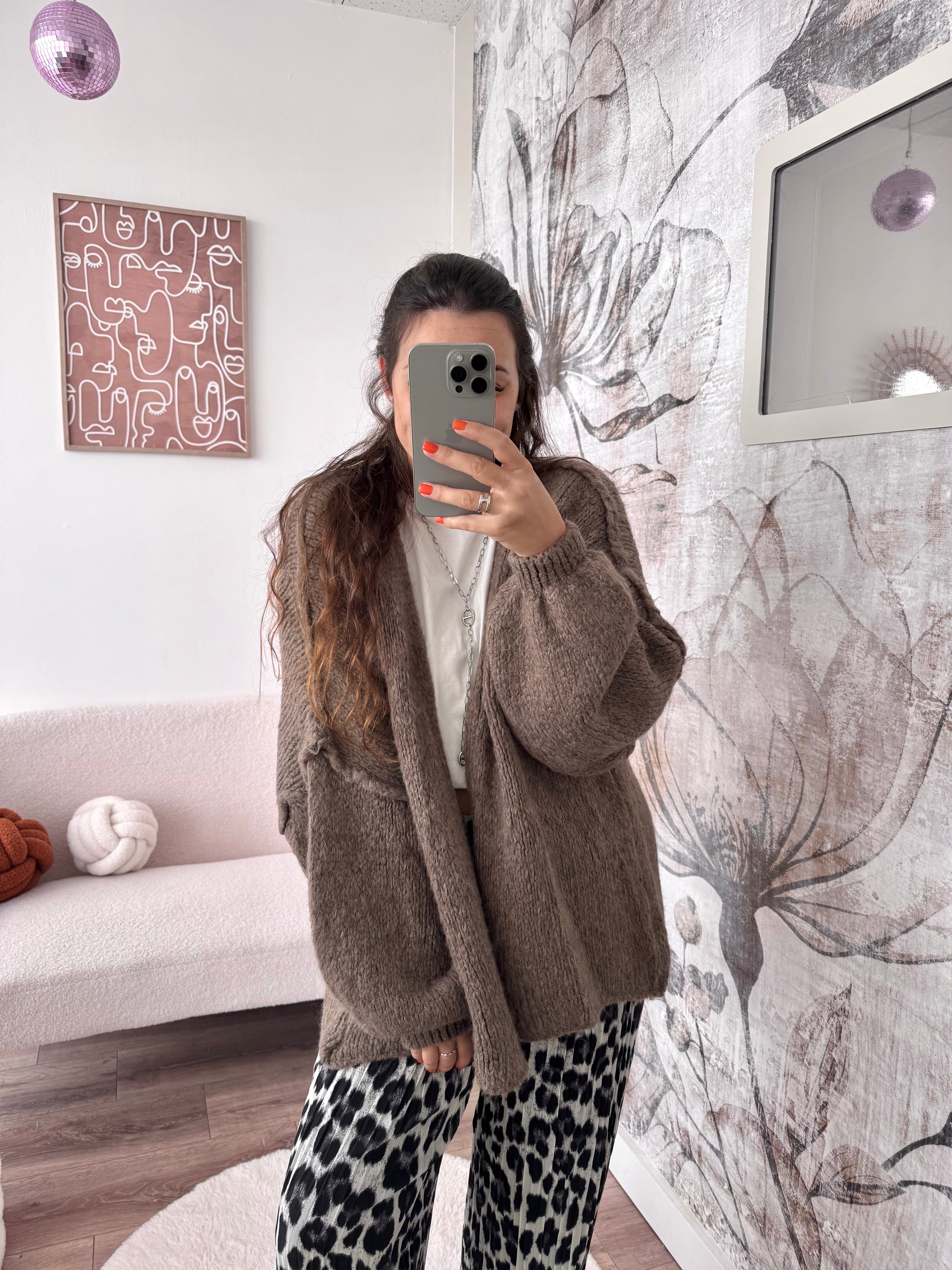 VESTE LÉA TAUPE