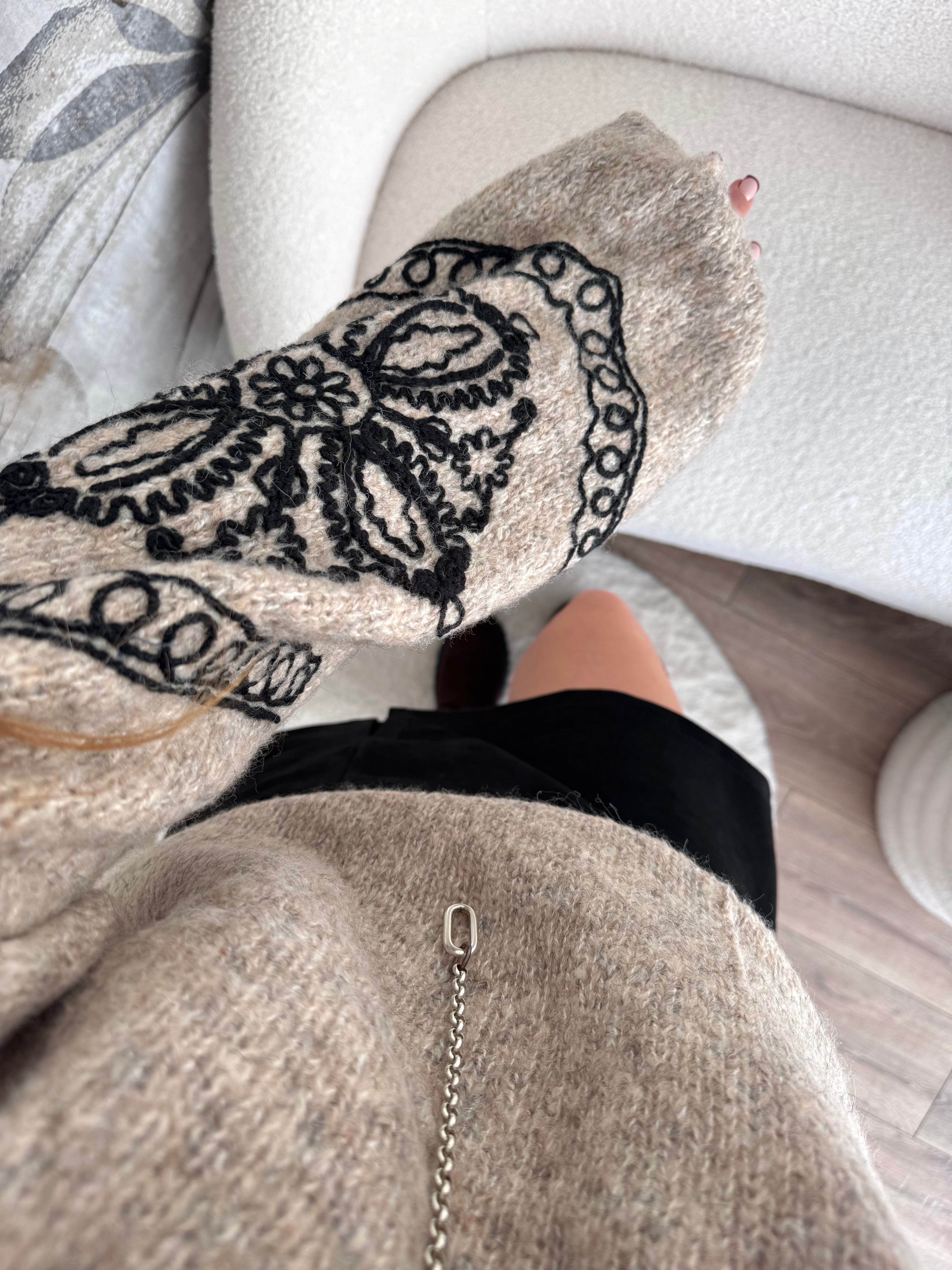 PULL BOHÈME MARRON