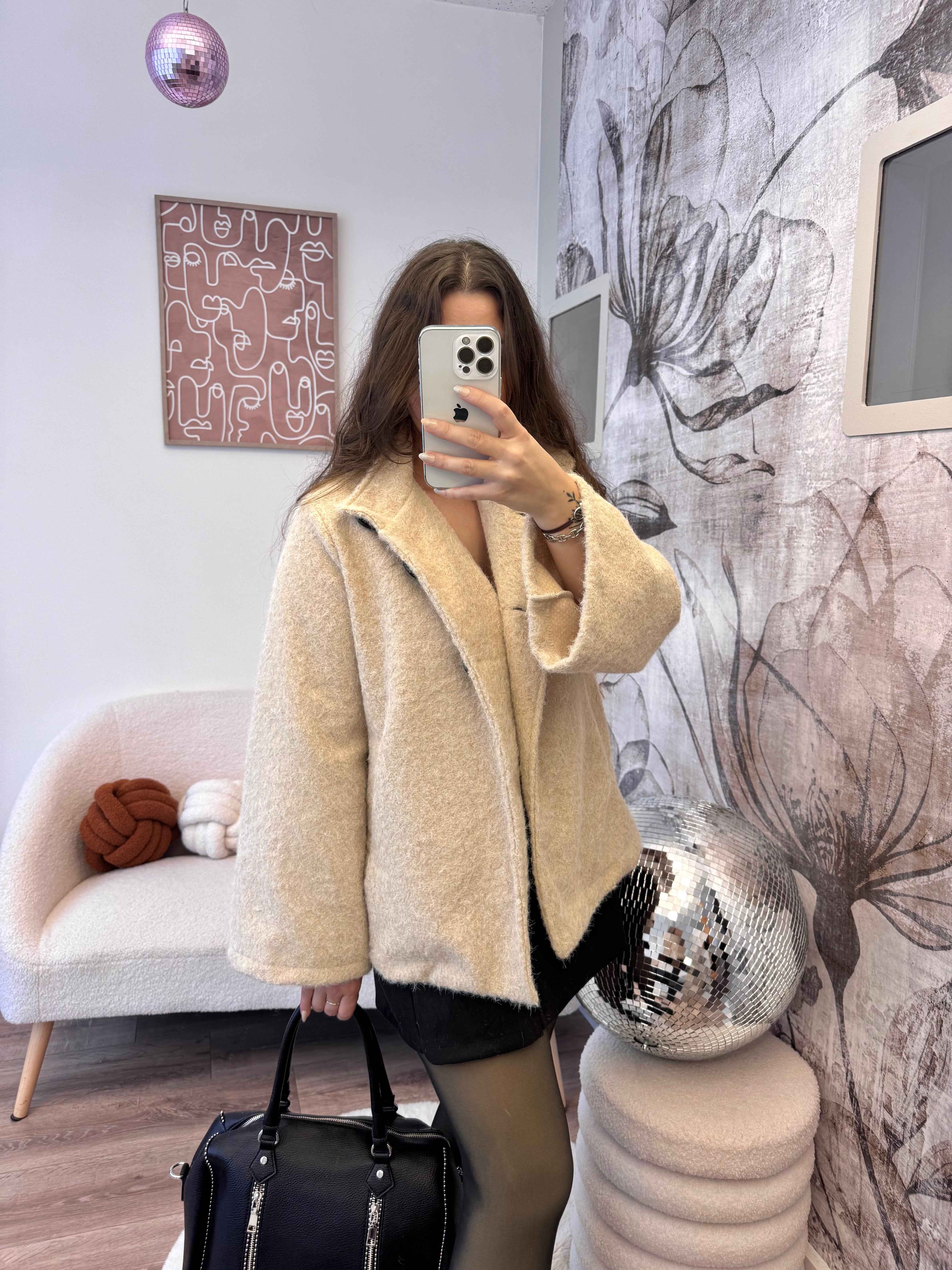 VESTE PALOMA BEIGE 100% COTON