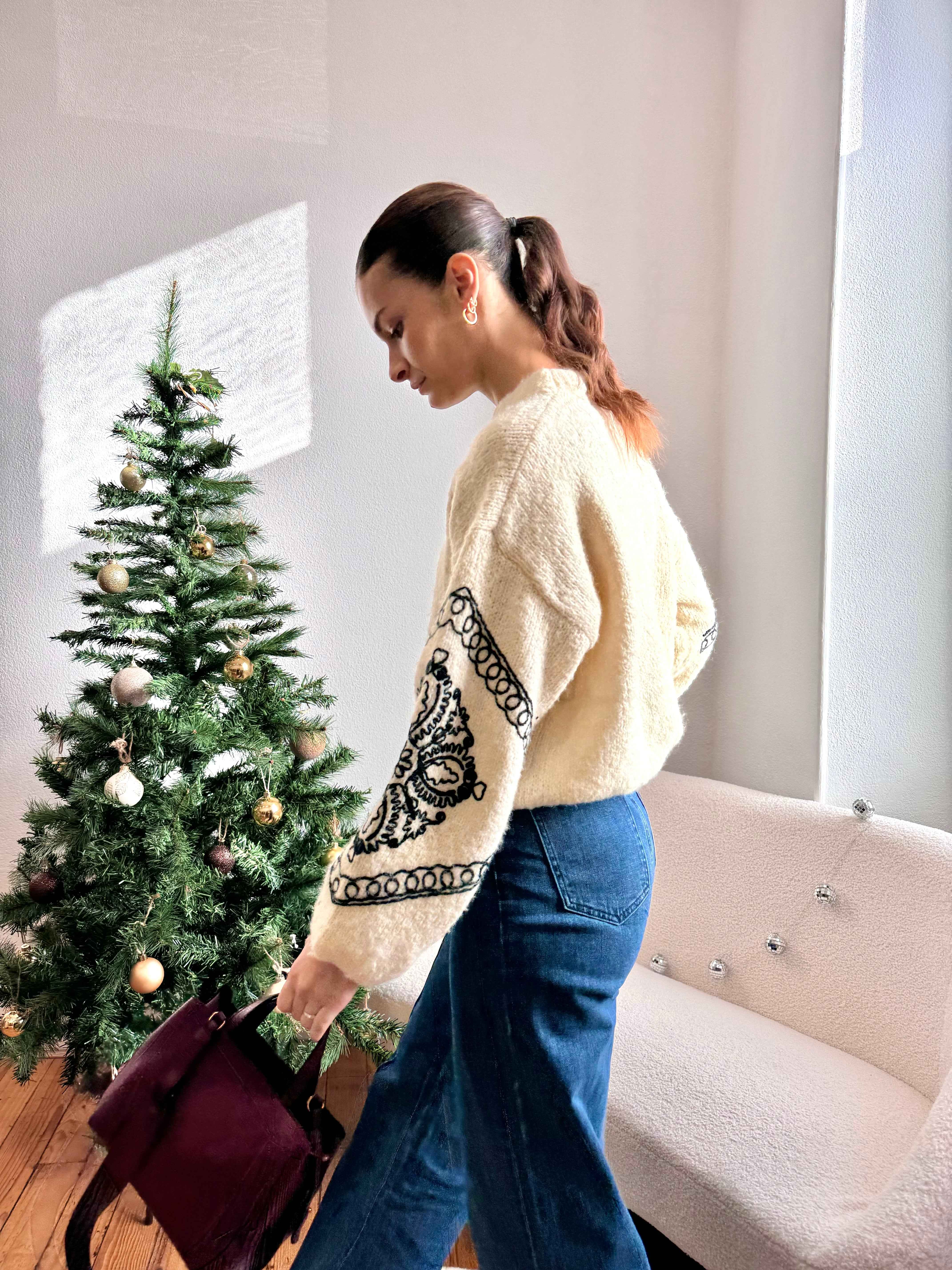 PULL BOHÈME BEIGE