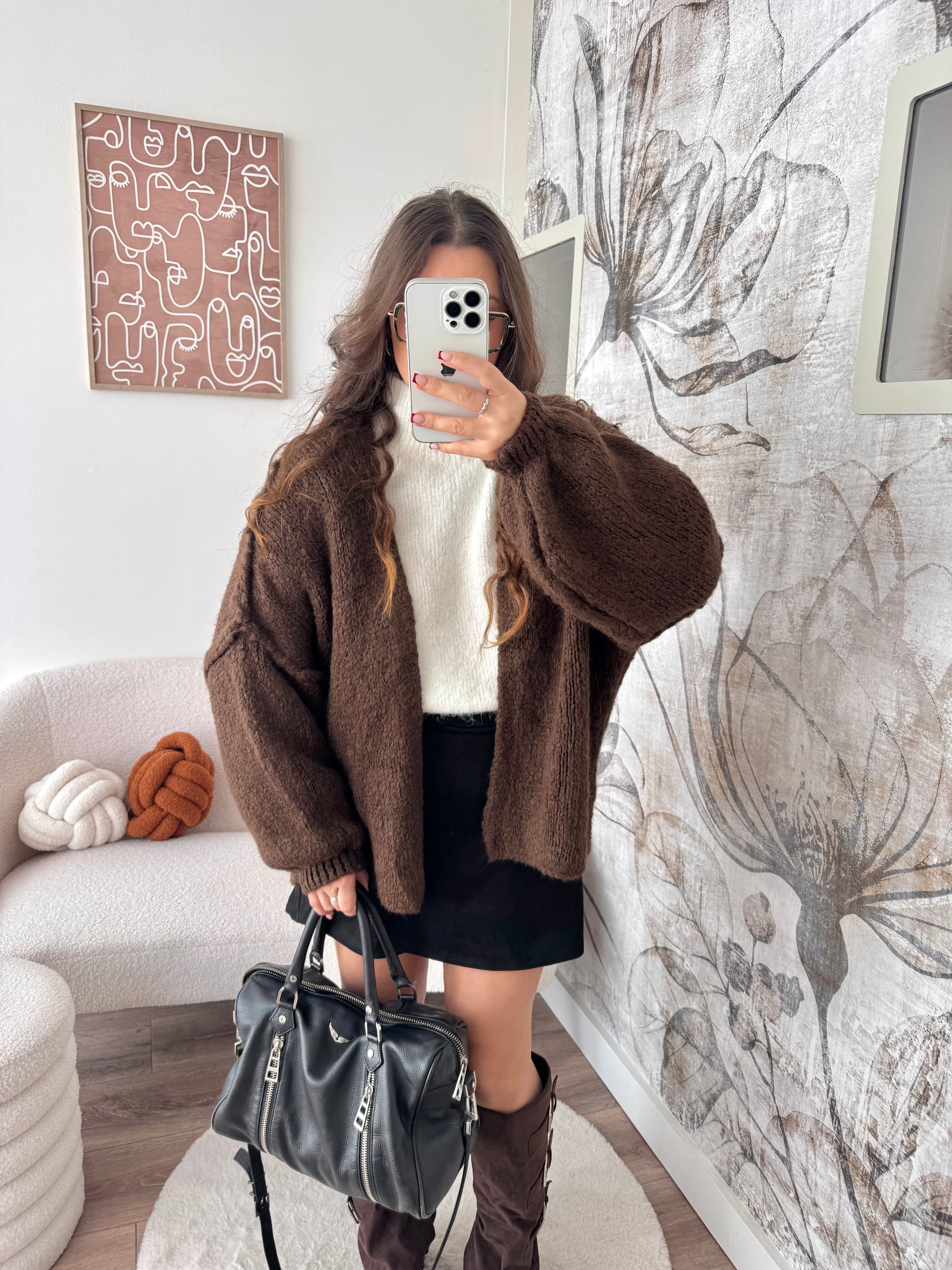 VESTE LÉA CHOCOLAT