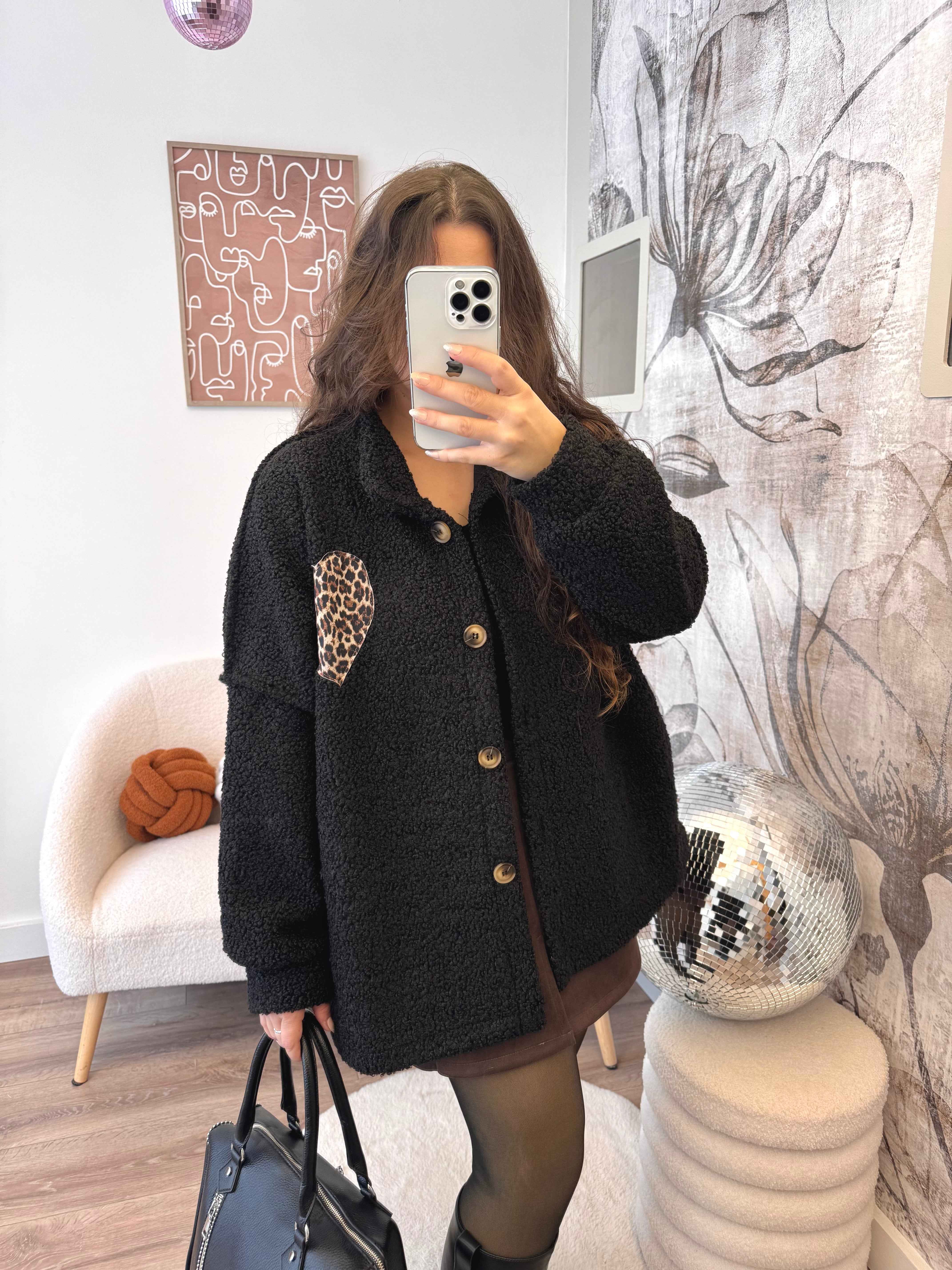 VESTE MOUMOUTE NOIRE