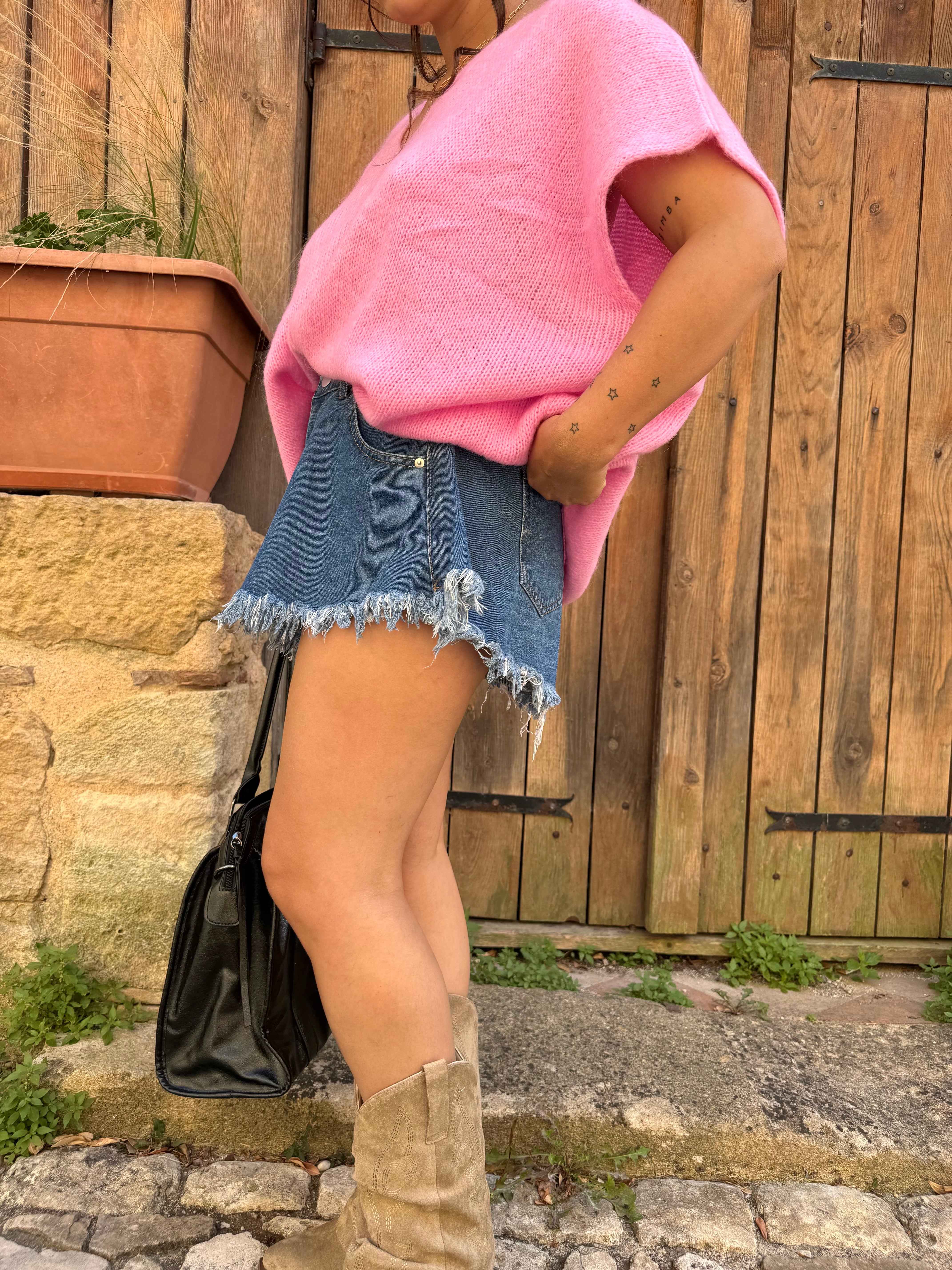 SHORT LISA BLEU