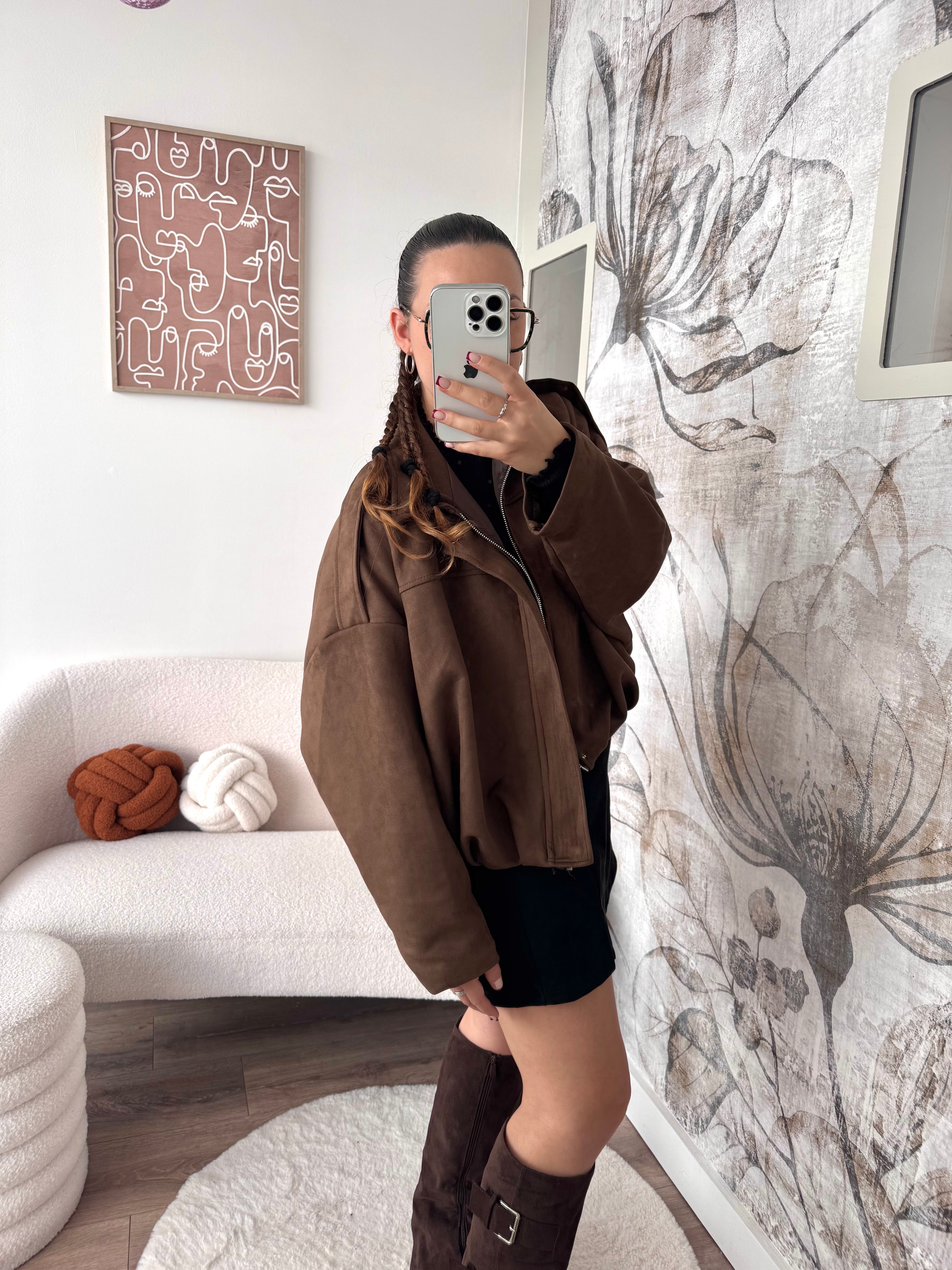 VESTE ARIA MARRON