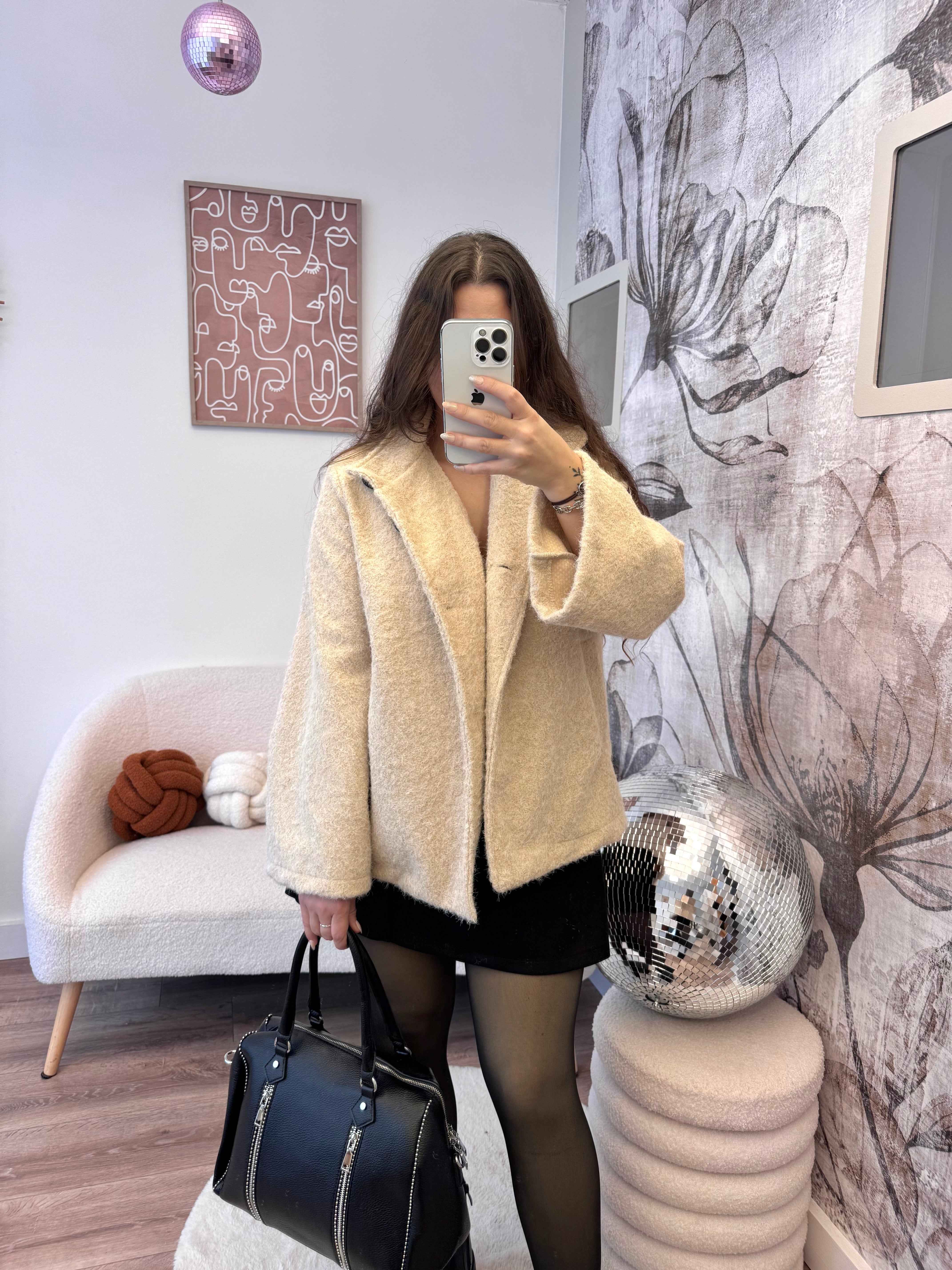 VESTE PALOMA BEIGE 100% COTON