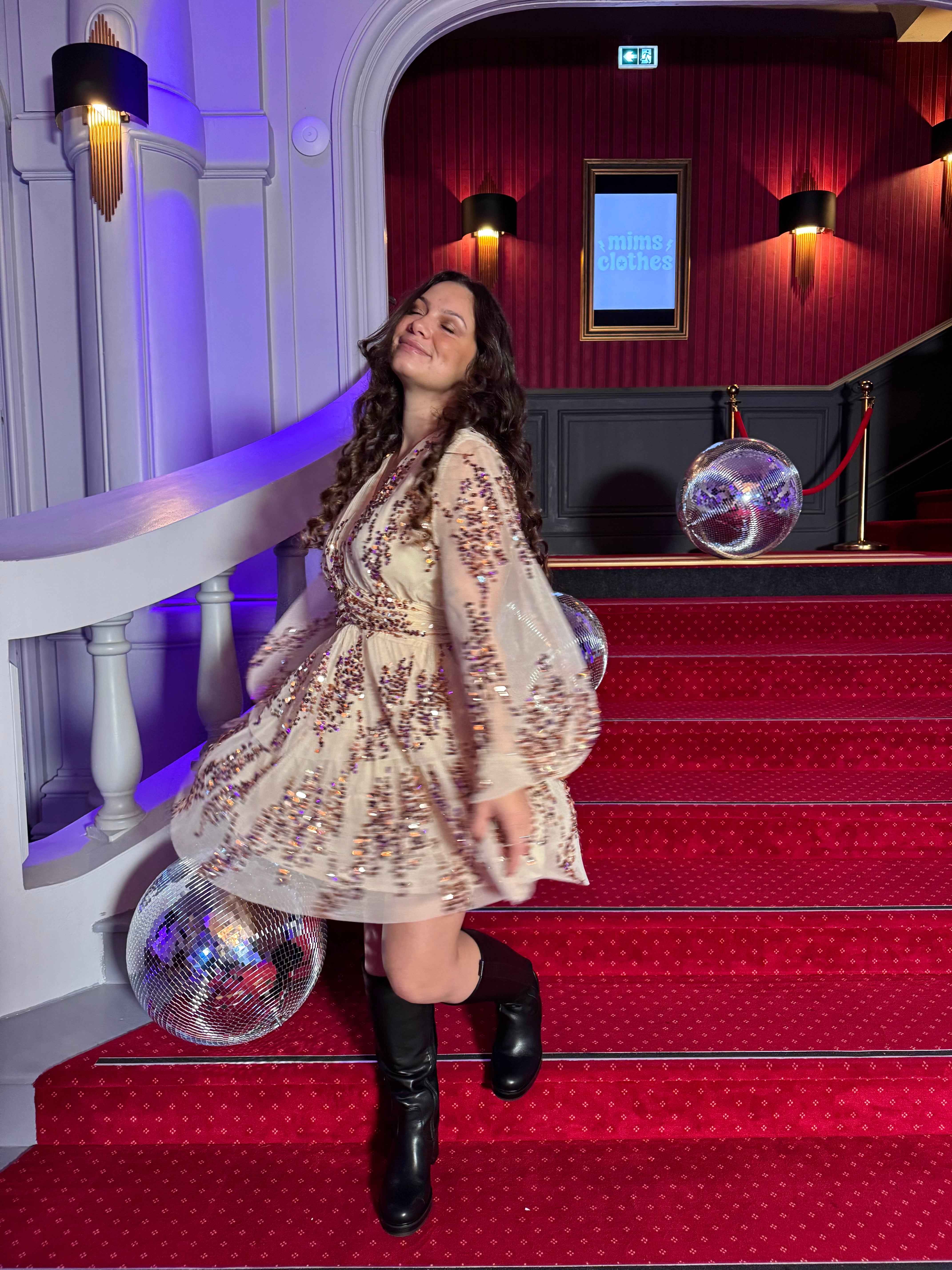 ROBE PRINCESSE BEIGE