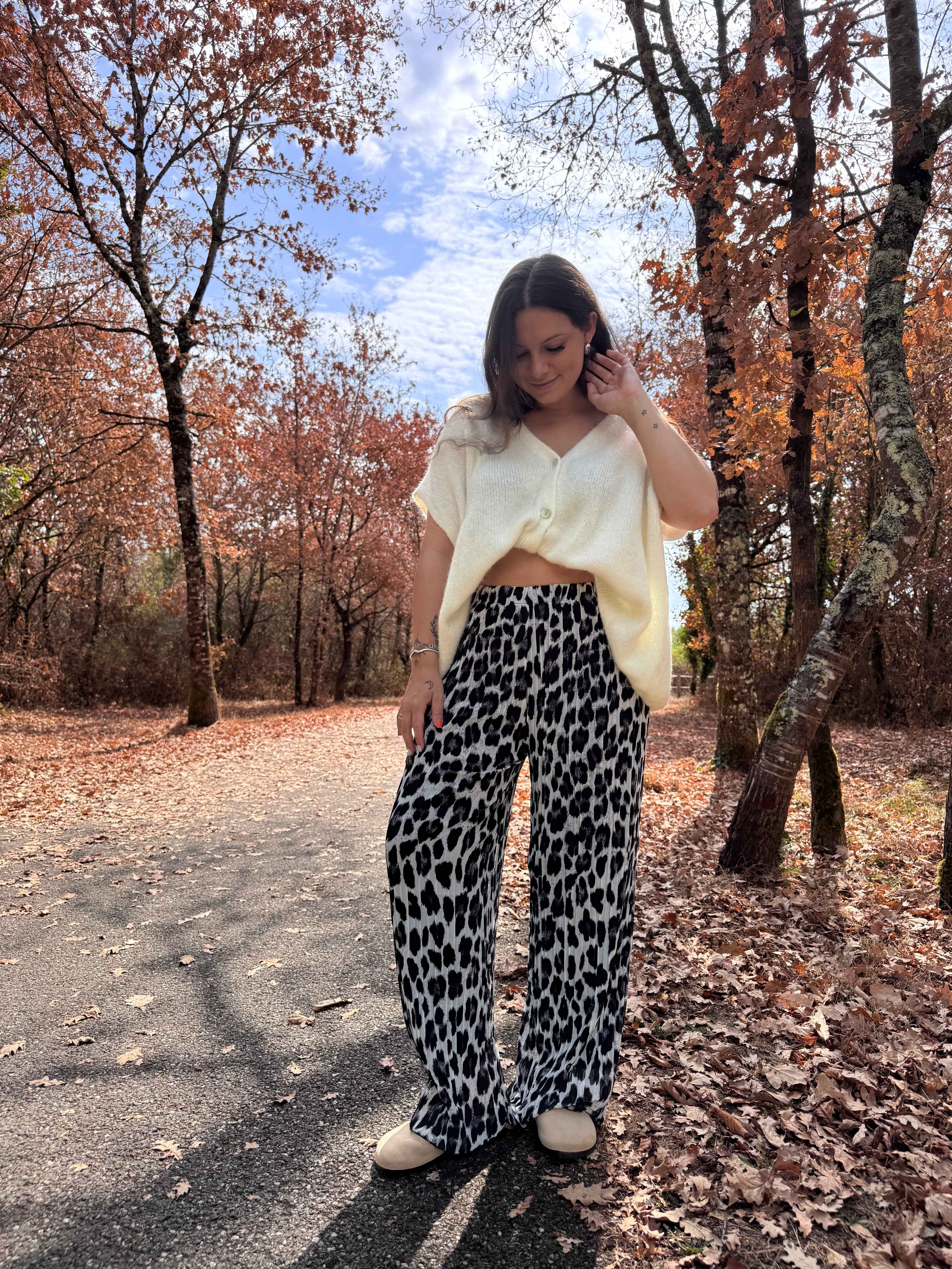 PANTALON LOLA LÉOPARD