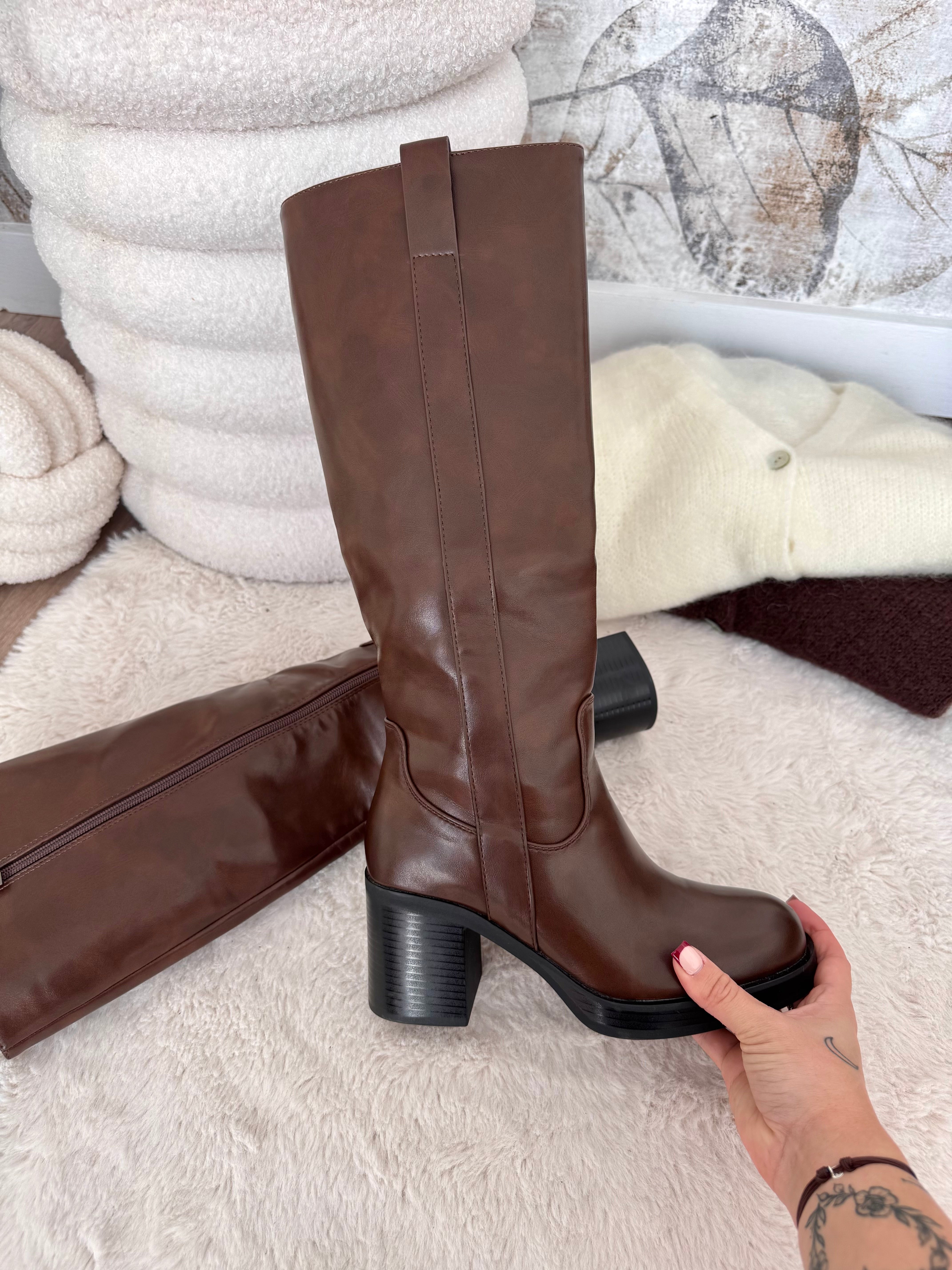 BOTTES HAUTES CAMEL