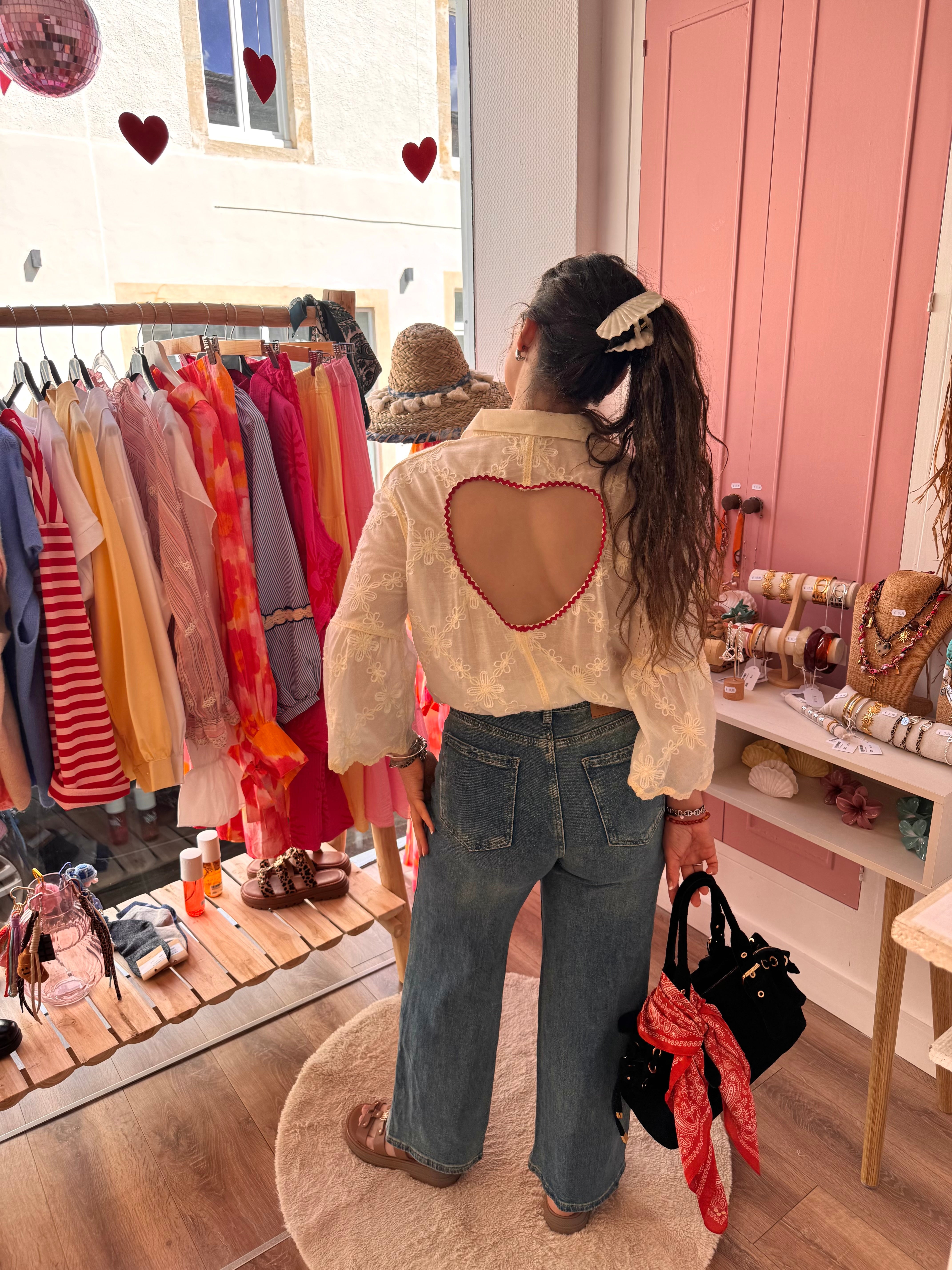 BLOUSE BOHÈME CŒUR